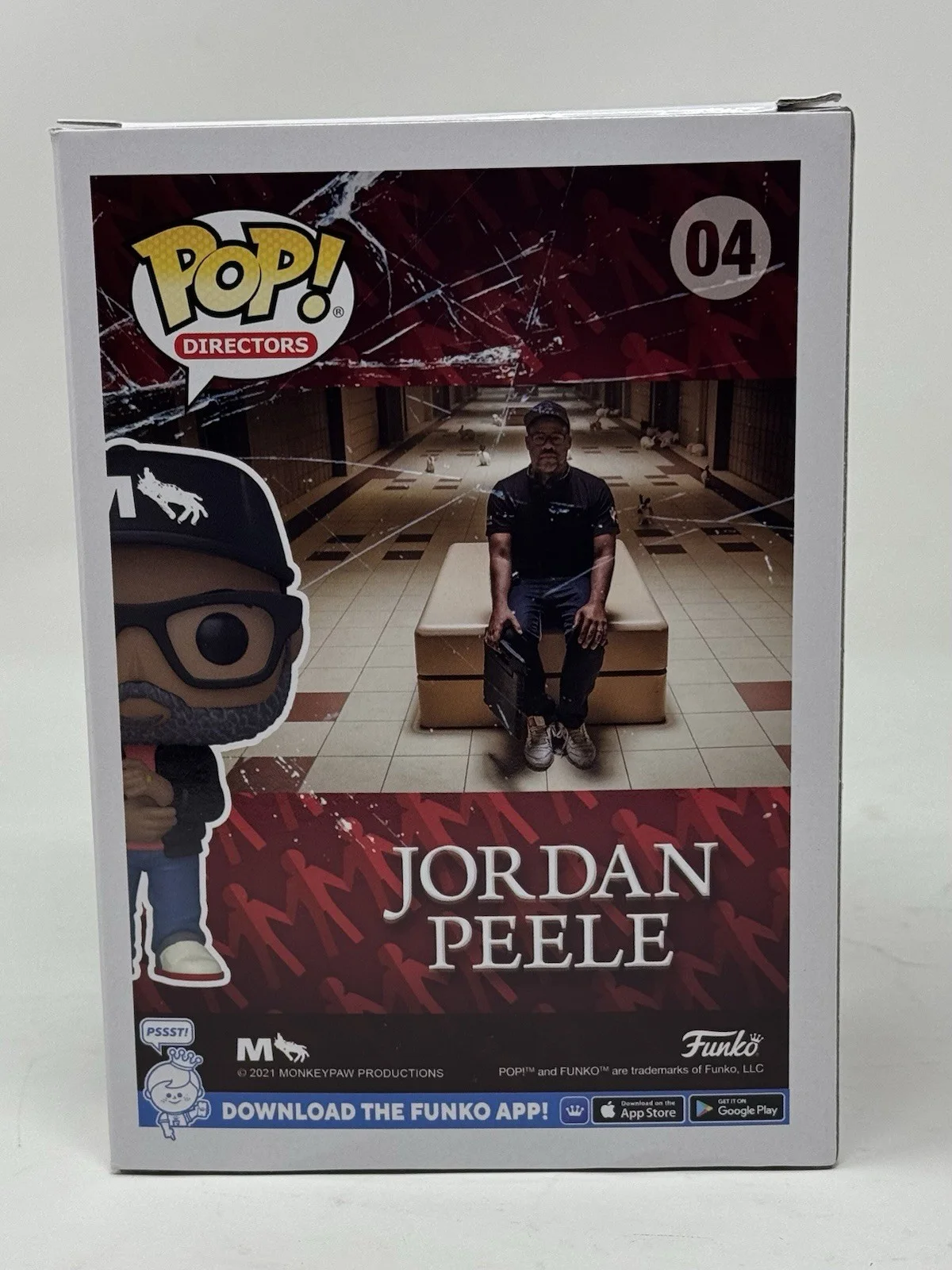 Jordan Peele — Jordan Peele Signed Autograph Funko Pop Director #04 Get Out Nope Us Beckett COA, image 4