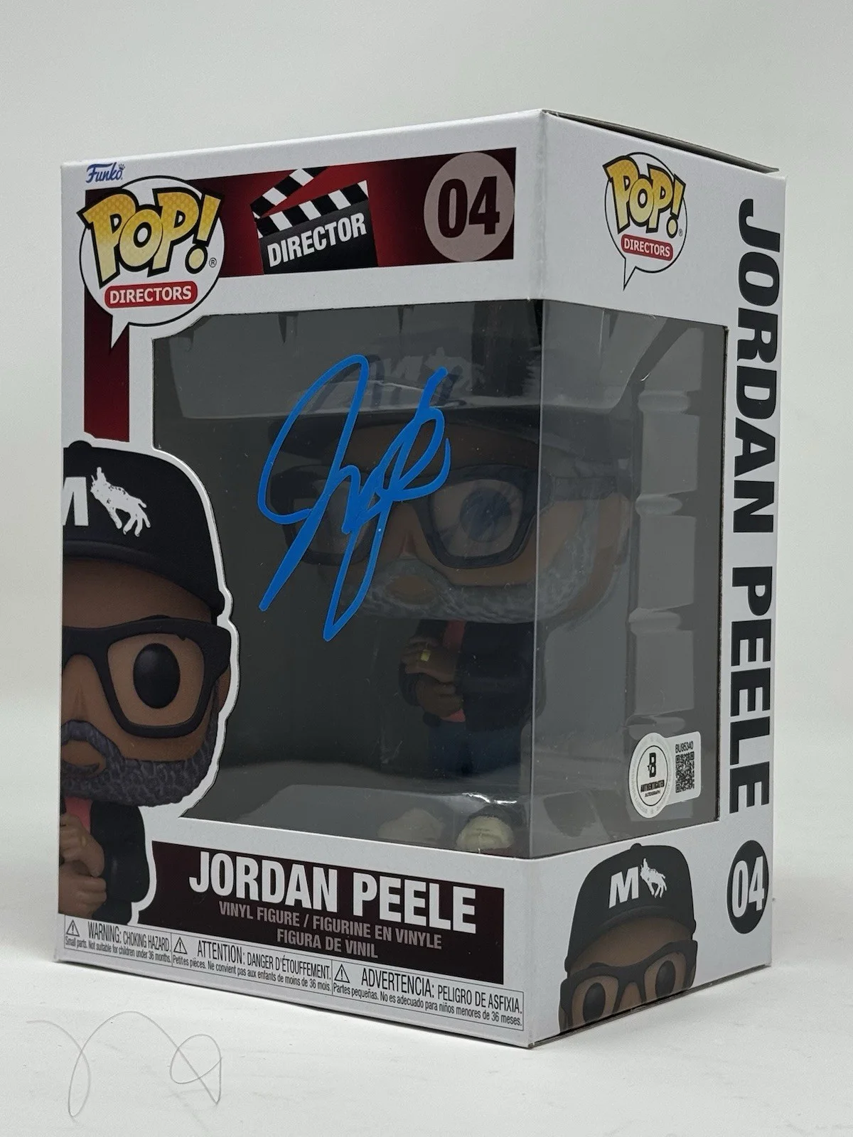 Jordan Peele — Jordan Peele Signed Funko Pop Directors 04 Autograph Get Out Nope Horror Beckett, image 2