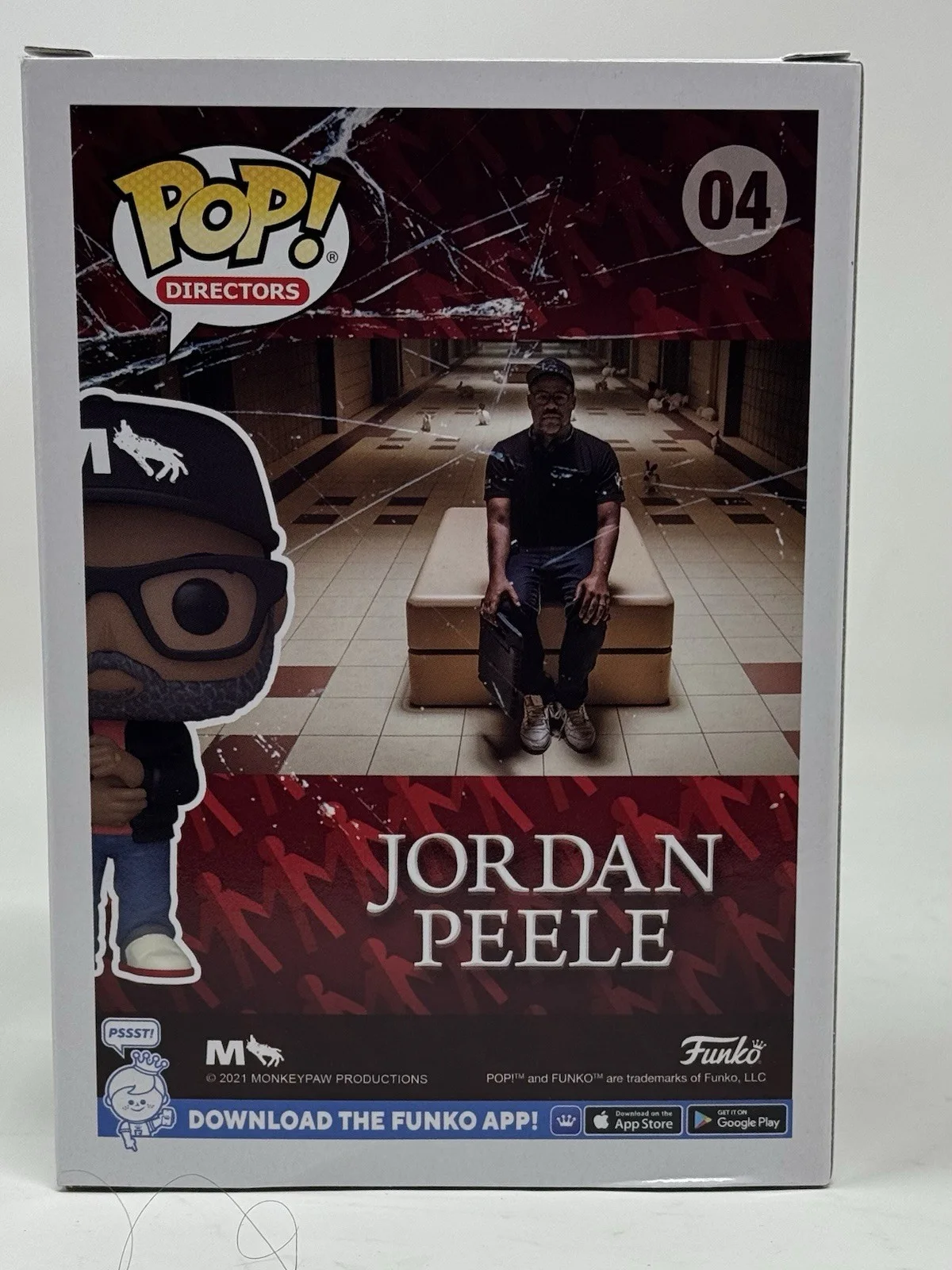Jordan Peele — Jordan Peele Signed Funko Pop Directors 04 Autograph Get Out Nope Horror Beckett, image 4