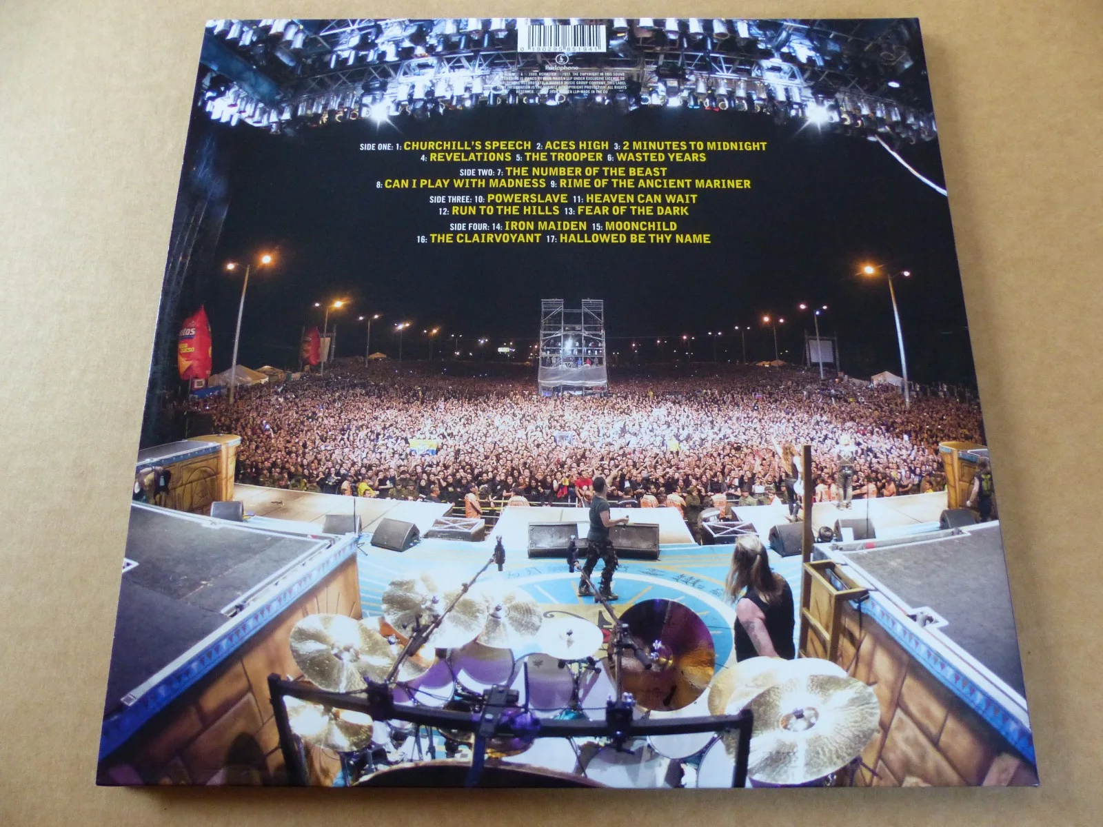 IRON MAIDEN signed Autograph "FLIGHT 666" autographed Vinyl LP ACOA LOA, изображение 3