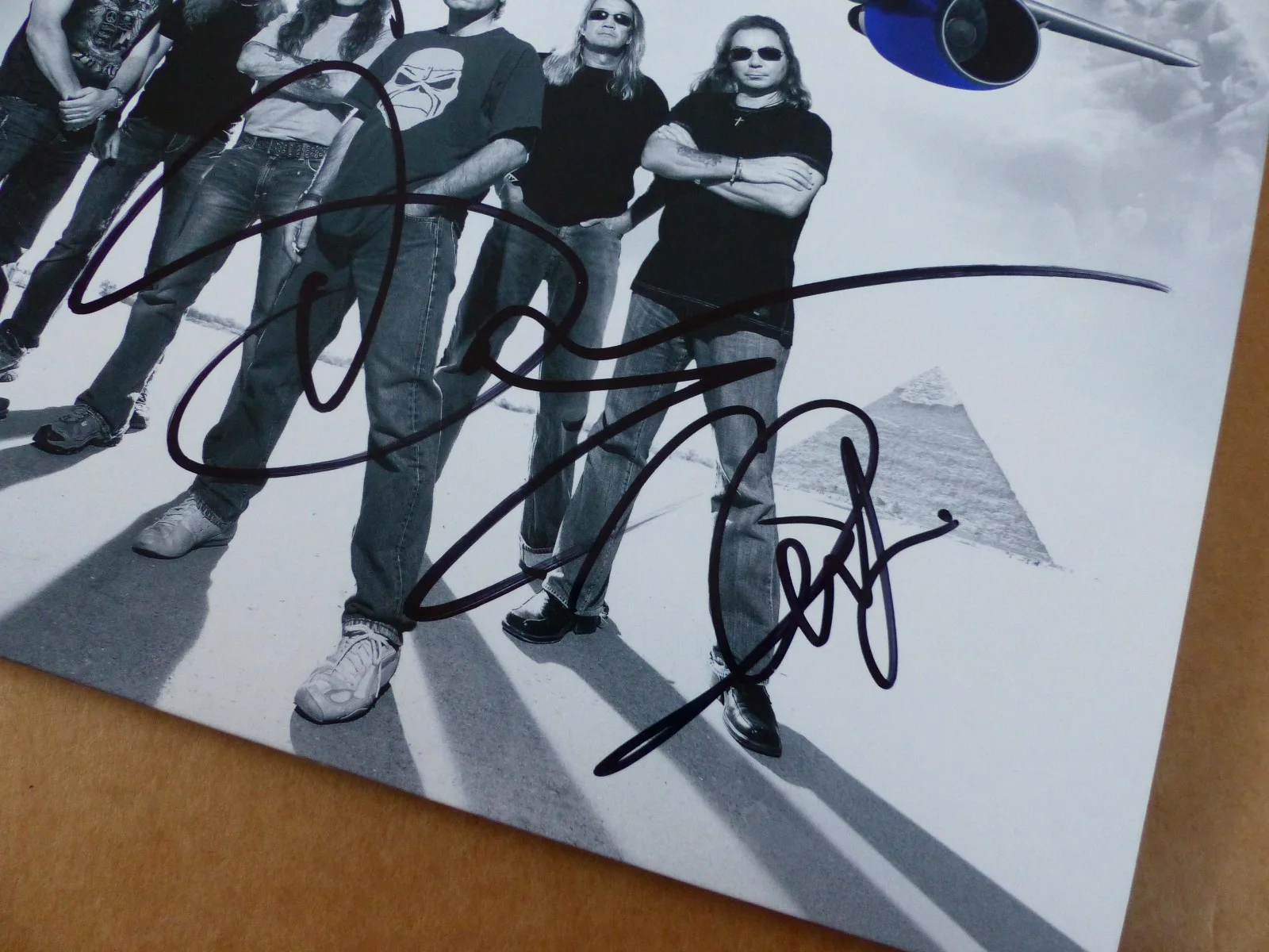 IRON MAIDEN signed Autograph "FLIGHT 666" autographed Vinyl LP ACOA LOA, изображение 4