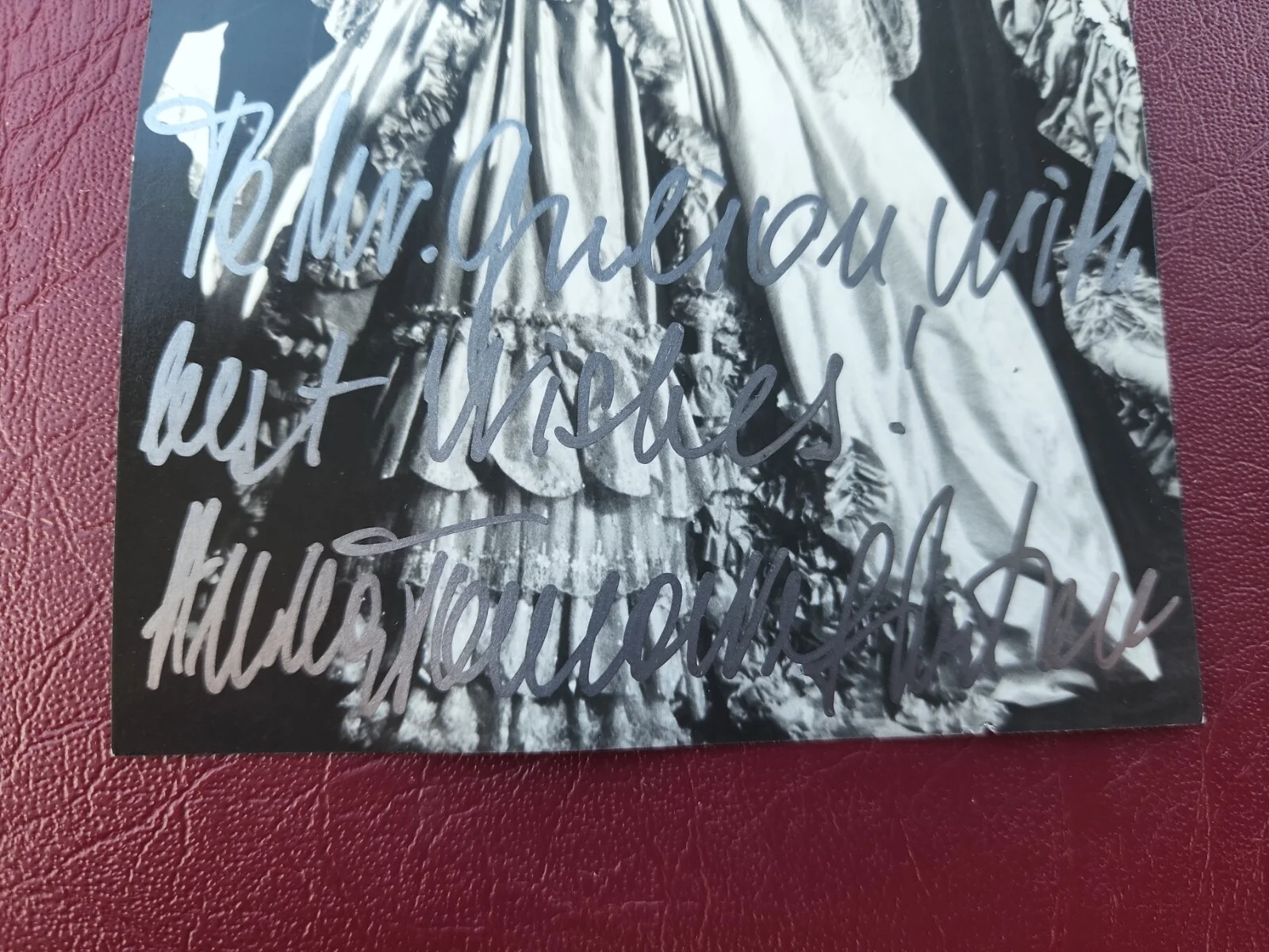 Autograph Anna Tomowa-Sintow bulgarian opera singer signed photo, image 3