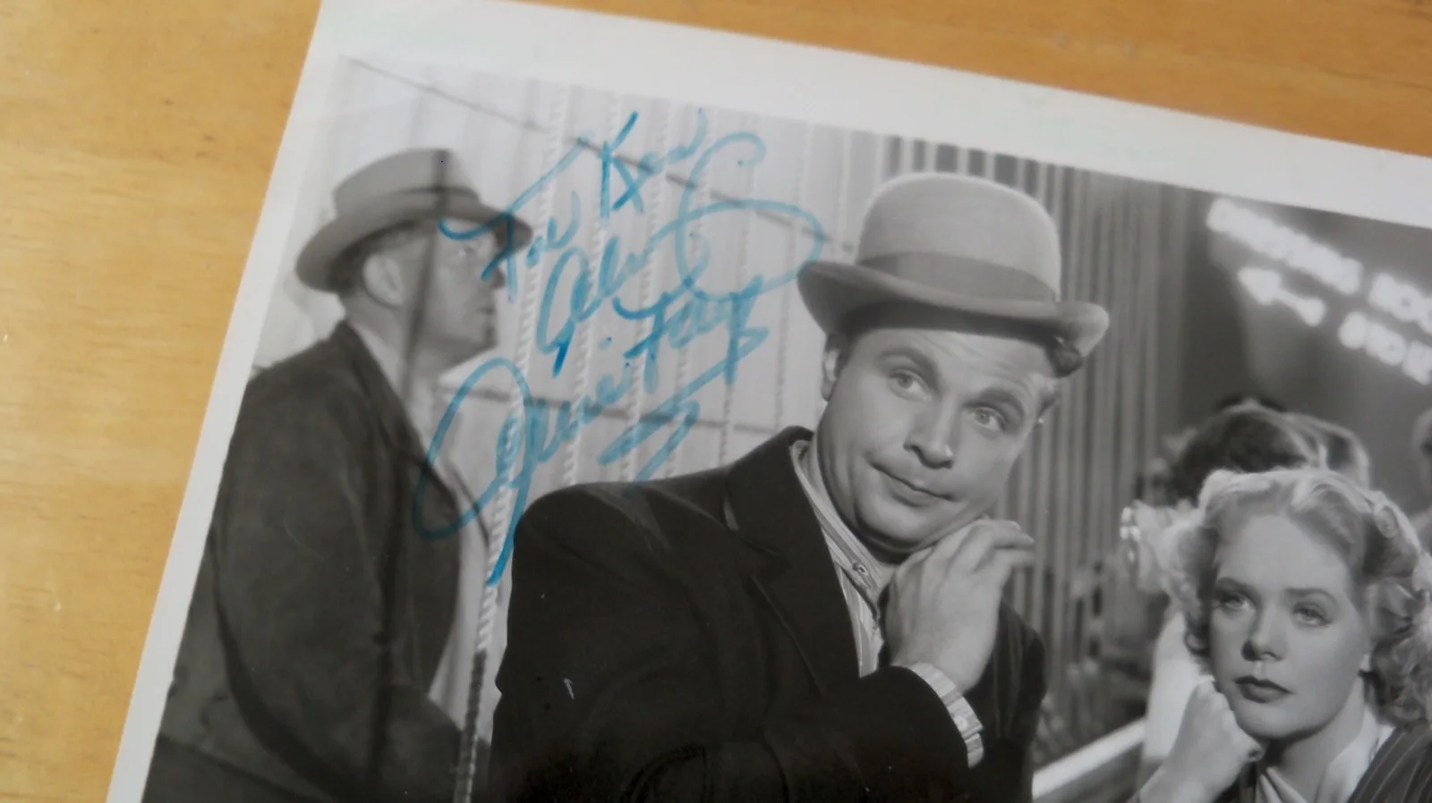 alice faye — Alice Faye signed autographed photo Dick Powell 1936 On the Avenue, изображение 2