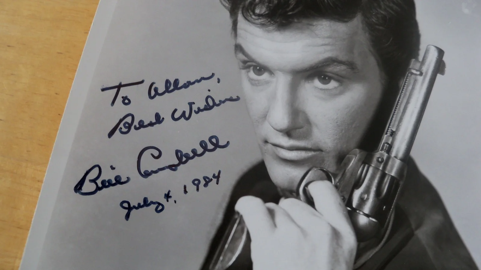 william campbell — William Bill Campbell signed autographed photo Man without a Star Western, image 2