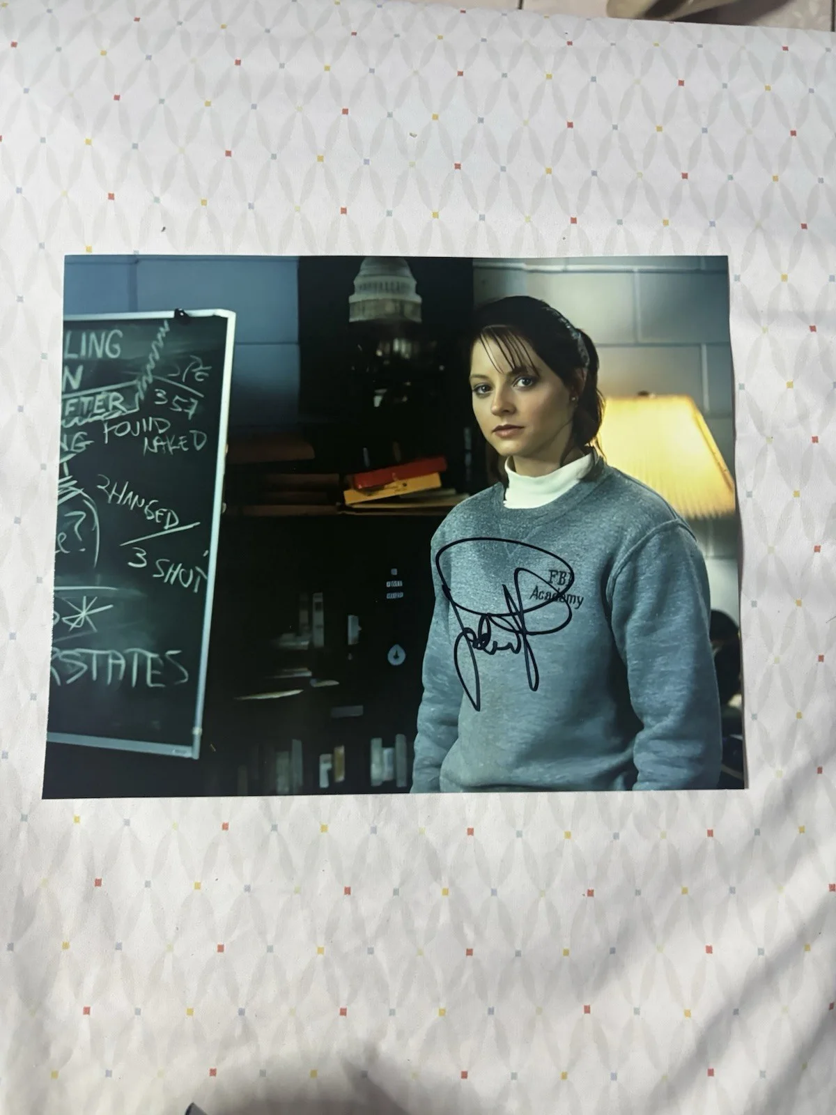 Jodie Foster 8x10 Photo- The Silent Of The Lambs | Hand Signed| Video Proof, изображение 3