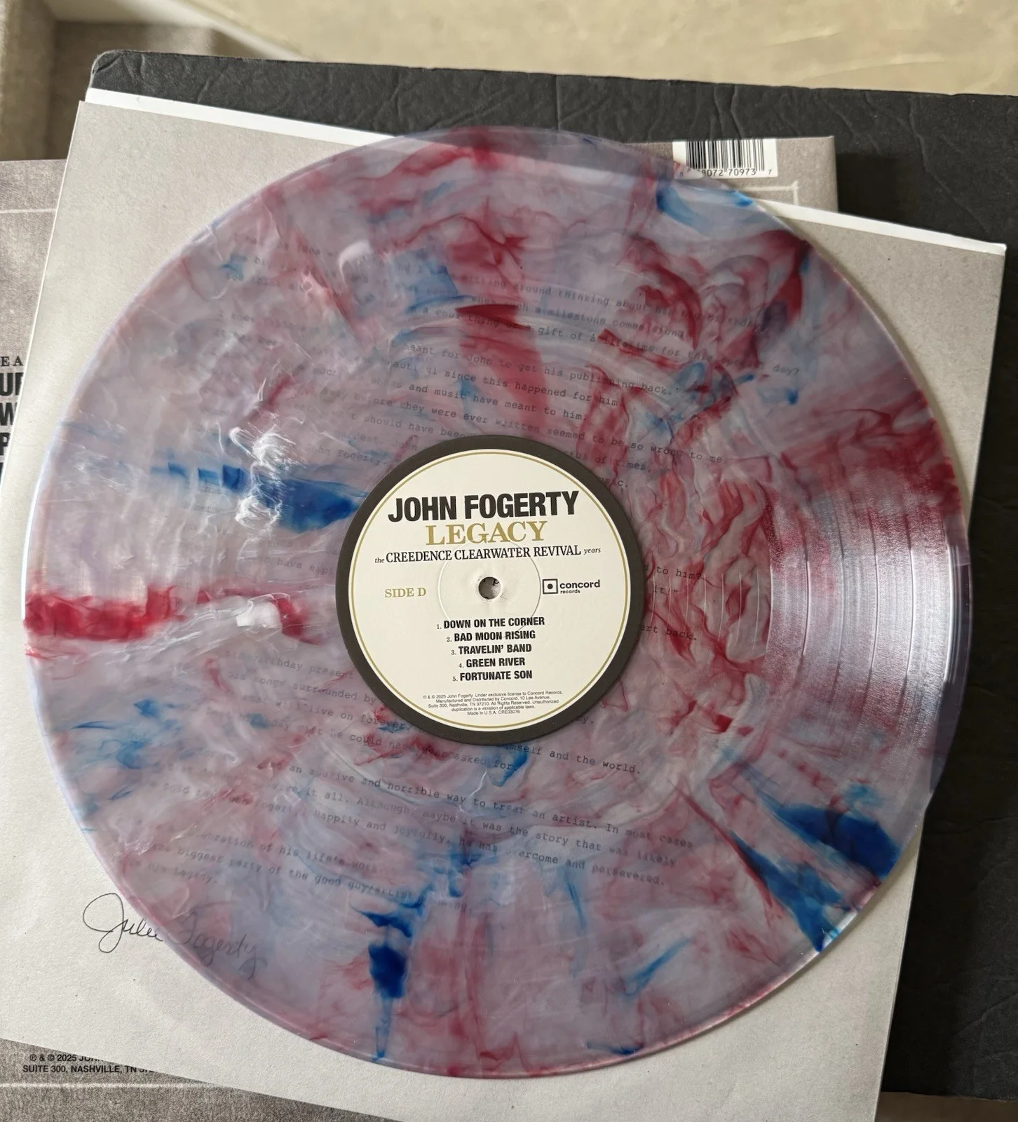 John Fogerty - Legacy: The Creedence Clearwater Signed LIBERTY EDITION RARE PSA, изображение 3
