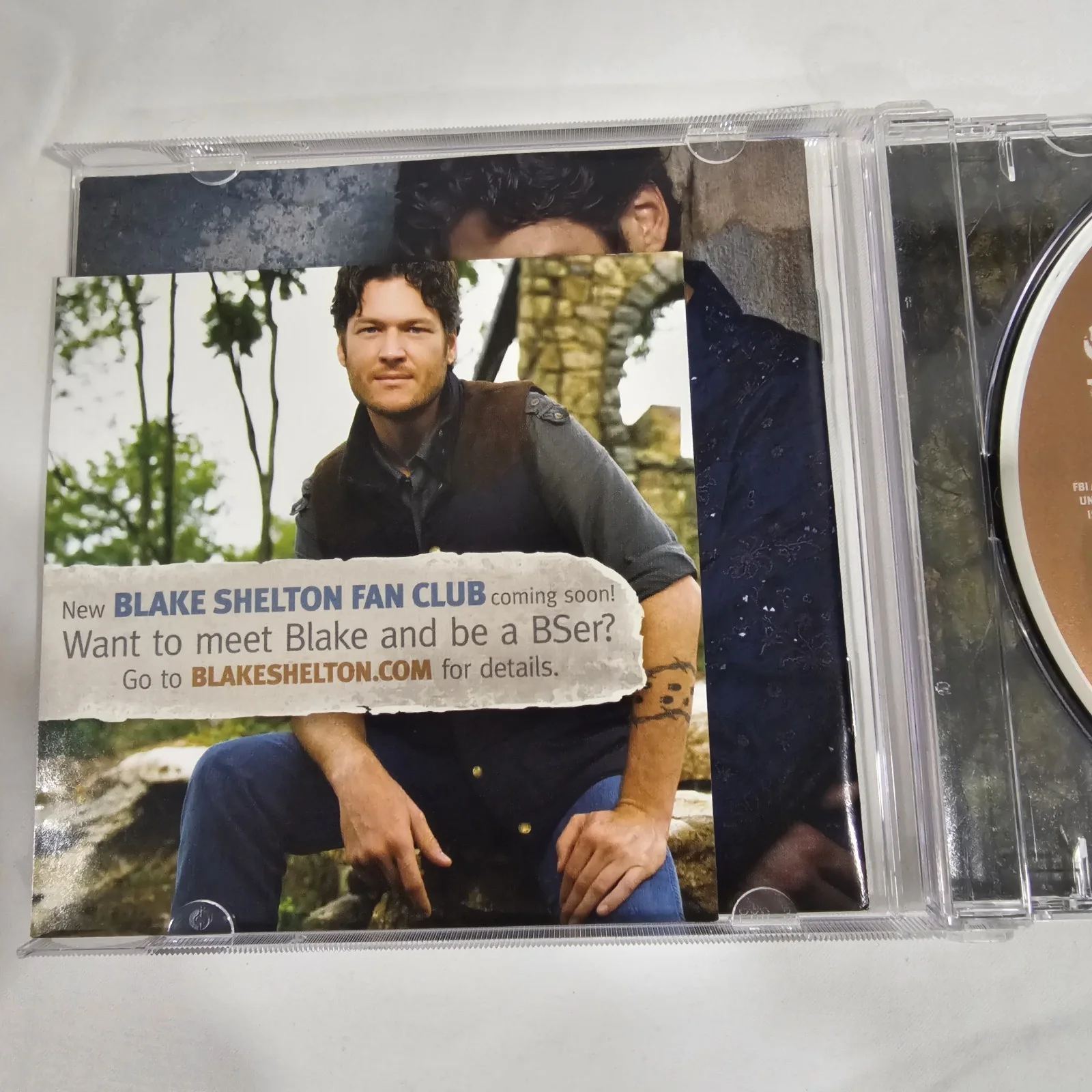 Blake Shelton Signed Cd "Startin' Fires" Country Music, image 4