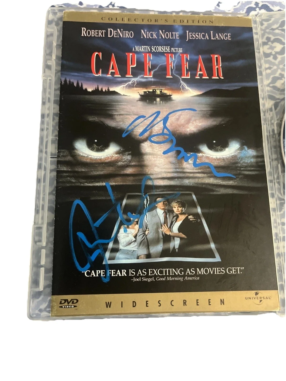 Martin Scorsese — Signed Cape Fear Collection Edition DVD Martin Scorsese Booklet & DVD Authencatd, image 2