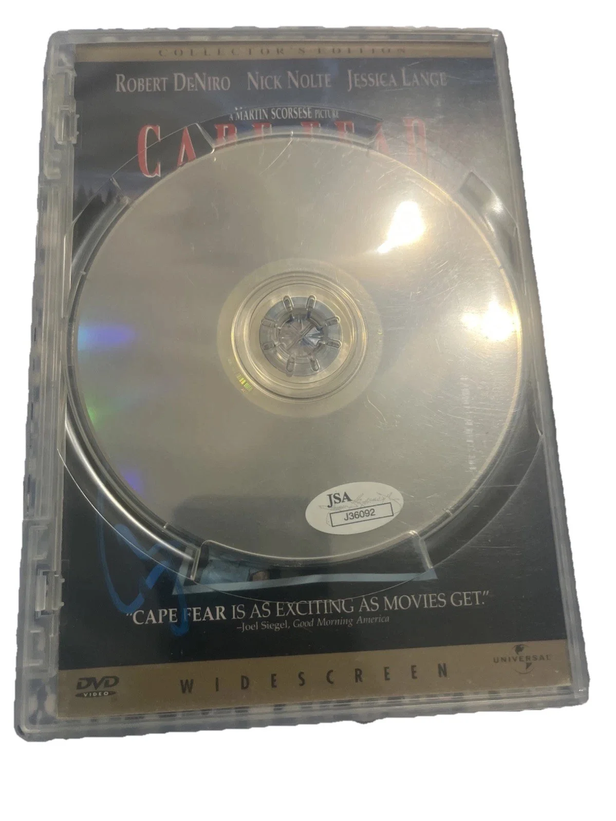 Martin Scorsese — Signed Cape Fear Collection Edition DVD Martin Scorsese Booklet & DVD Authencatd, image 5