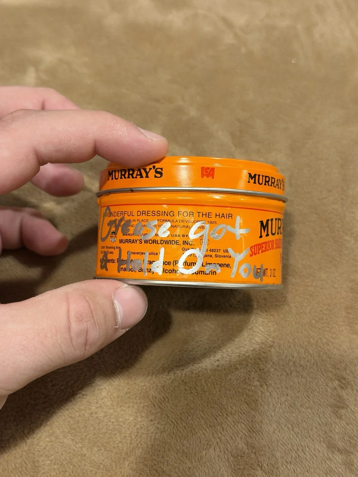Brody Grant Signed Grease Tin Prop Replica Autograph Authentic Outsiders Ponyboy, image 5