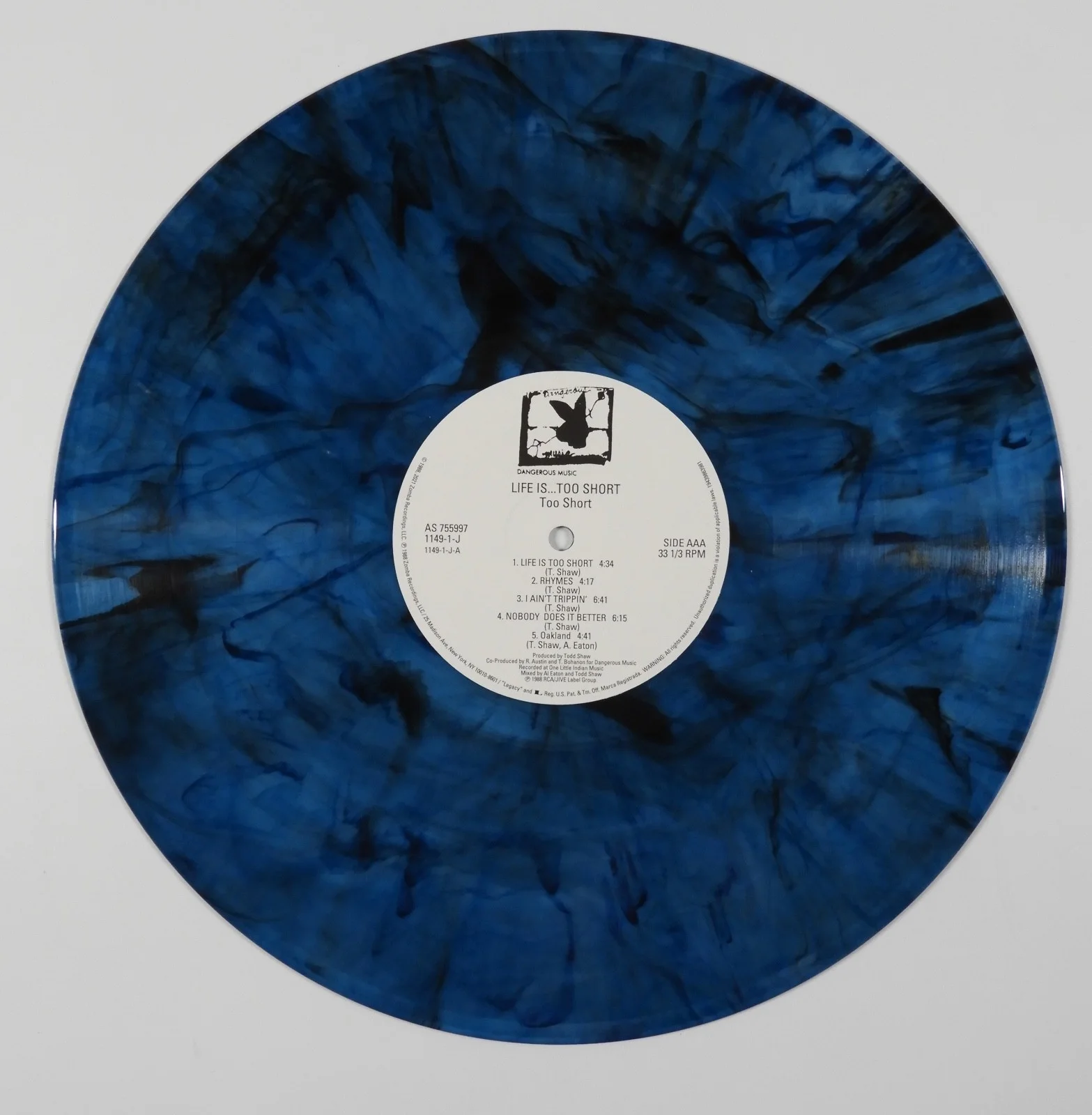 Too $hort JSA Signed Autograph Record Album Vinyl Life Is... Too Short, изображение 4