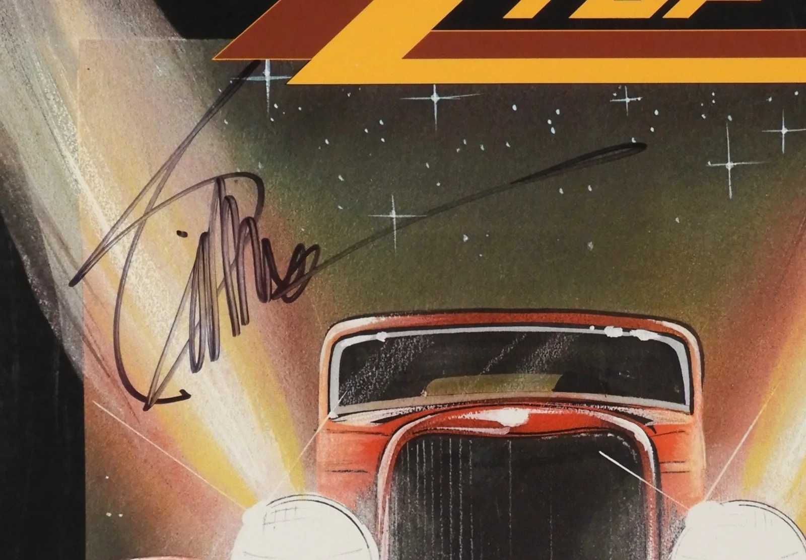 ZZ Top Billy Gibbons JSA Signed Autograph Record Album Vinyl Eliminator, изображение 2