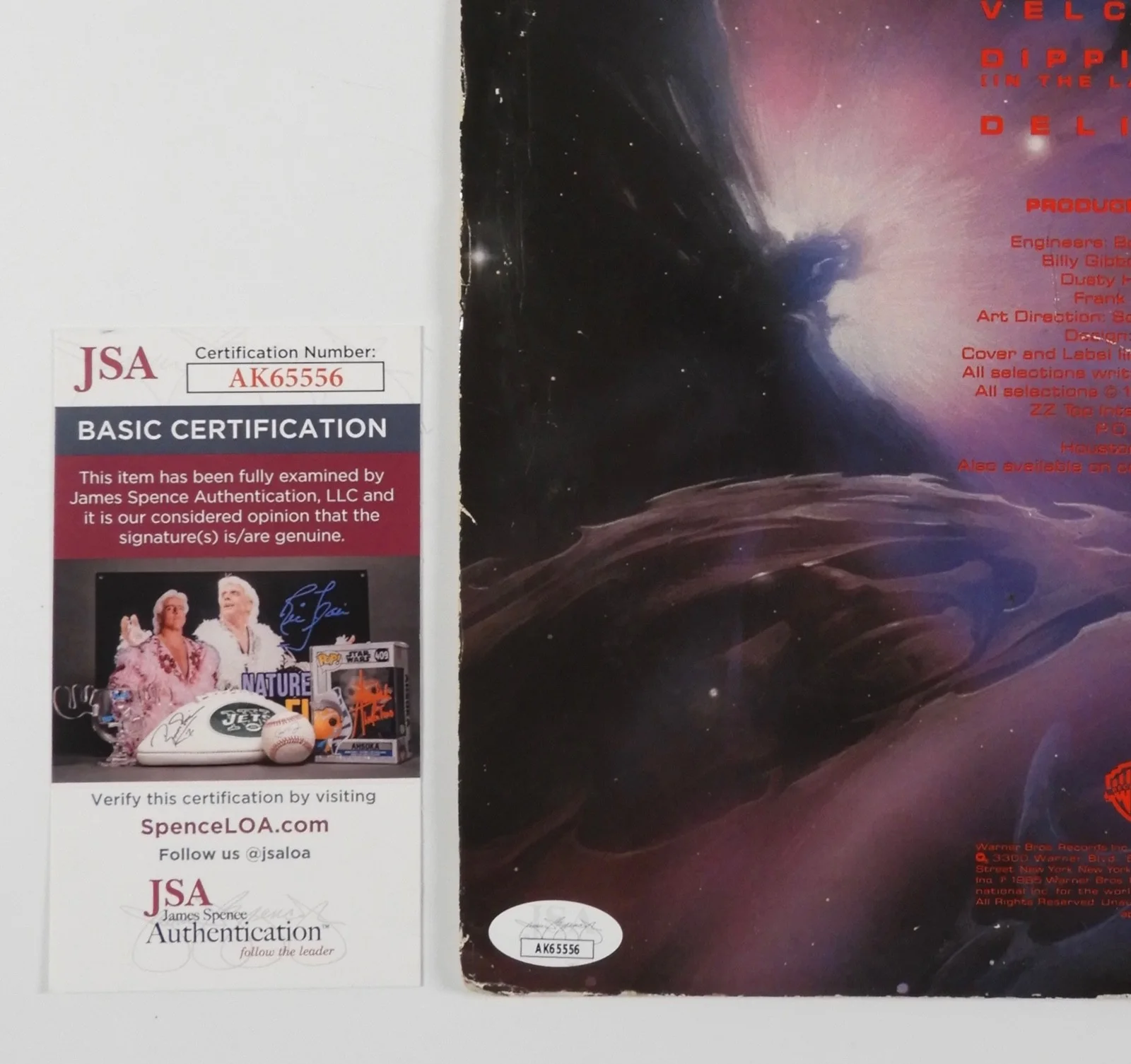 ZZ Top Billy Gibbons JSA Signed Autograph Record Album Vinyl Afterburner, изображение 3
