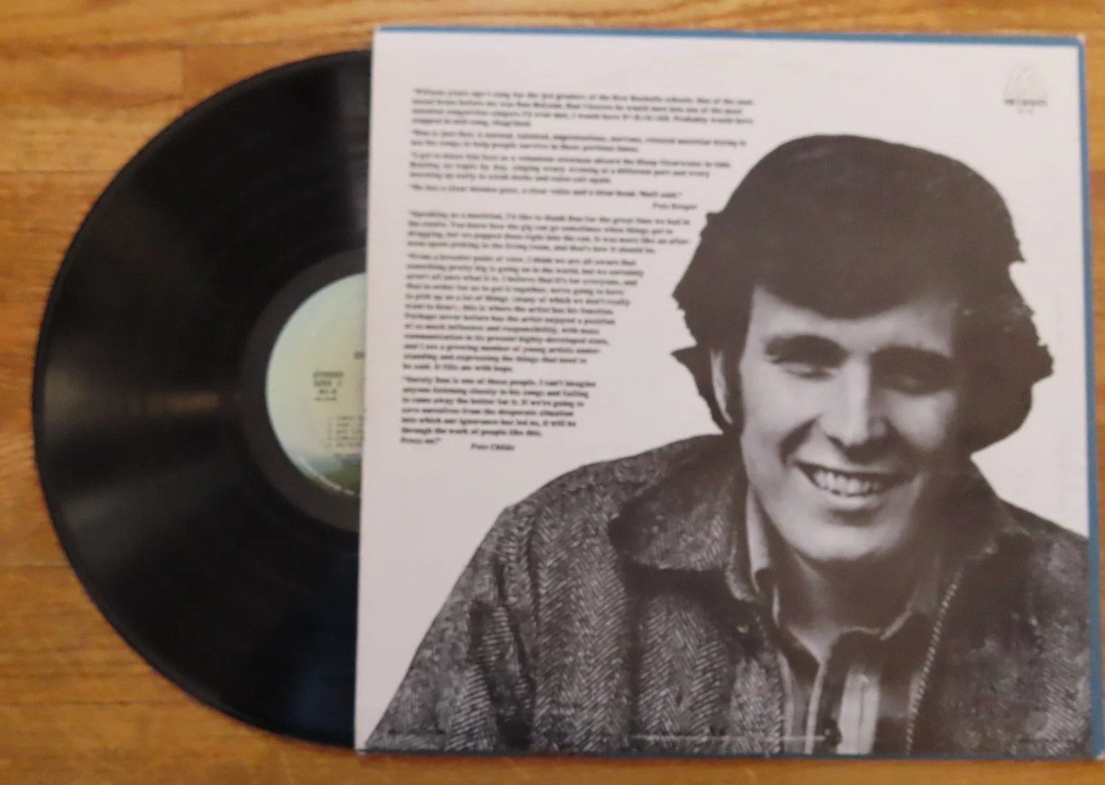 American Singer-Songwriter DON McLEAN signed TAPESTRY 1970 Record COA, изображение 3