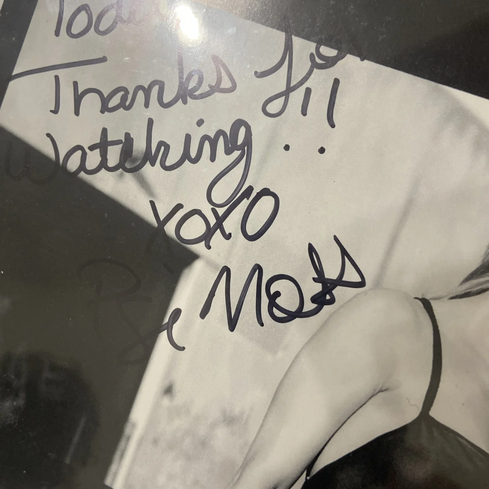 Paige Moss Signed Photo 8x10 Auto Autograph sexy Buffy Hercules See-through top, image 2