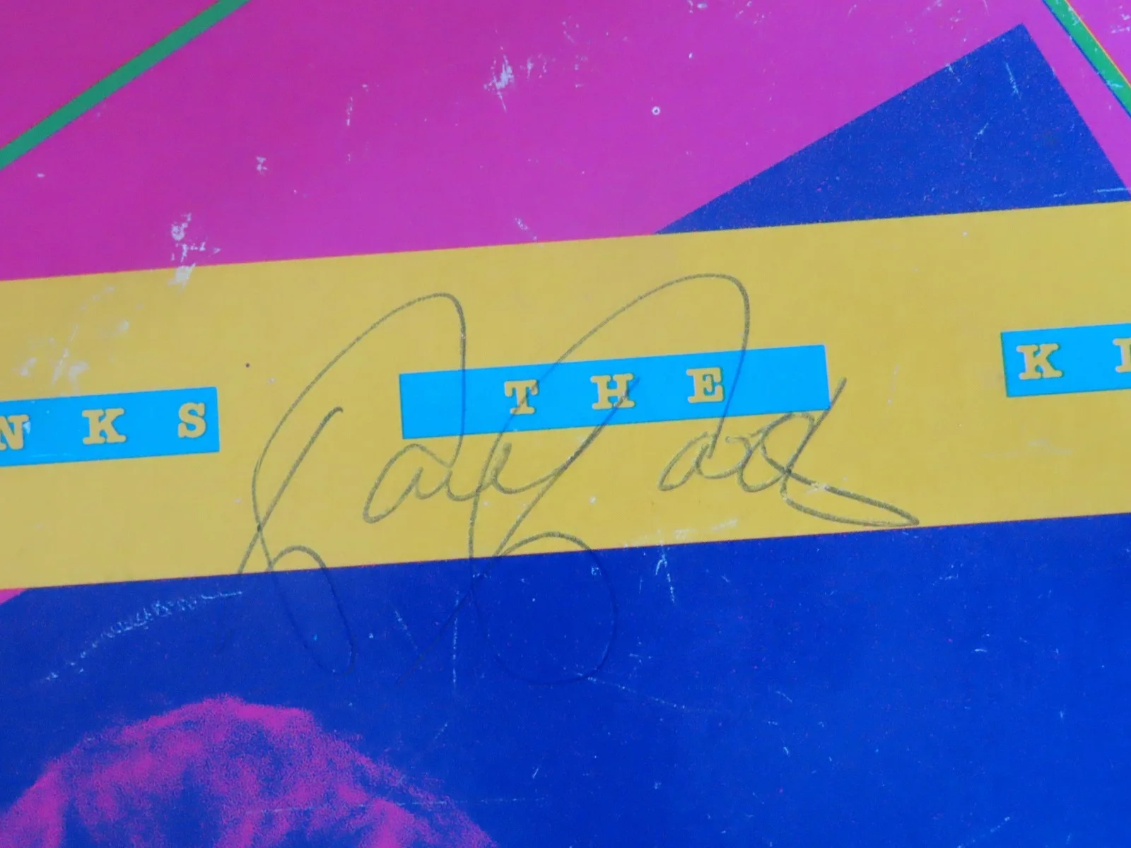 The KINKS DAVE DAVIES JIM RODFORD IAN GIBBONS signed ONE FOR THE ROAD Record JSA, image 4