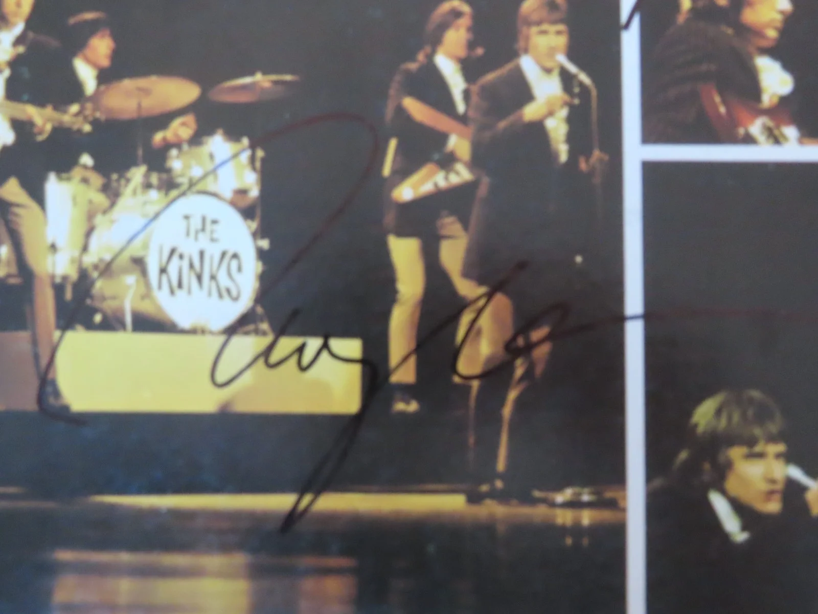 RAY and DAVE DAVIES of The KINKS GREATEST HITS! signed 1966 Record JSA CH34537, изображение 3