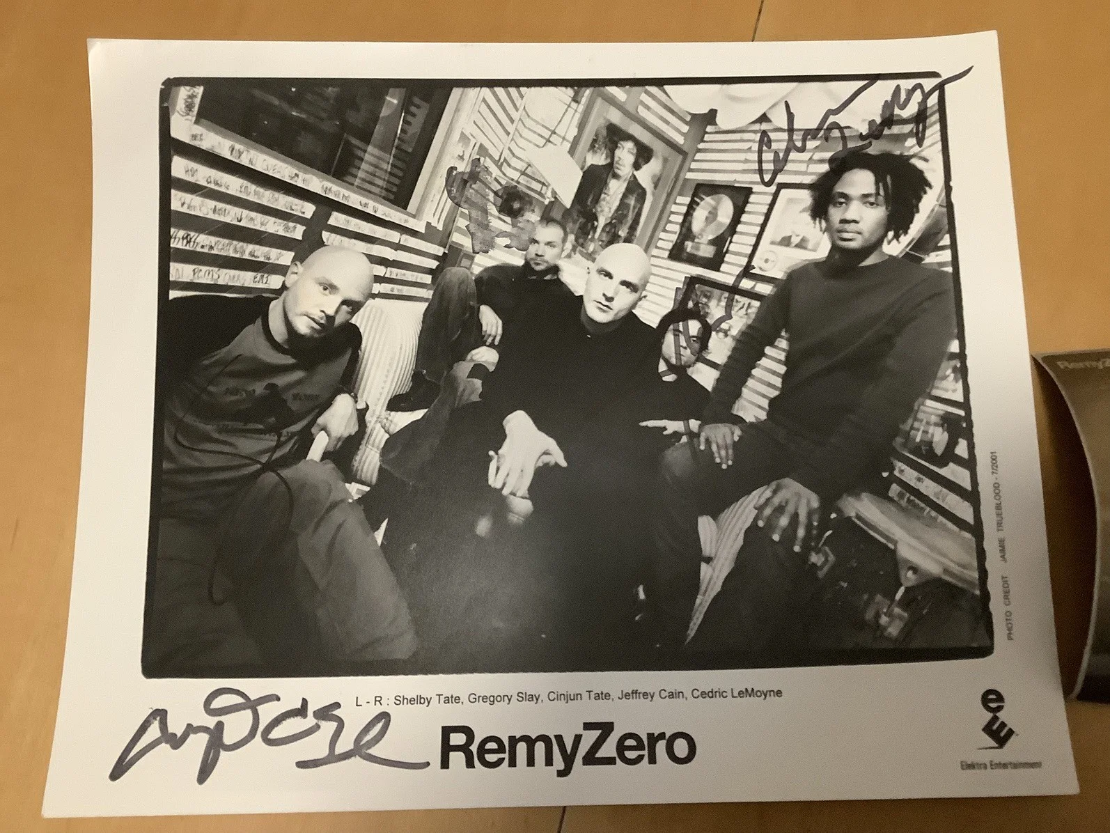 8x10 Remy Zero Promo Photo Remy Zero LeMoyne Tate Slay Cain Golden Hum Sticker, изображение 2