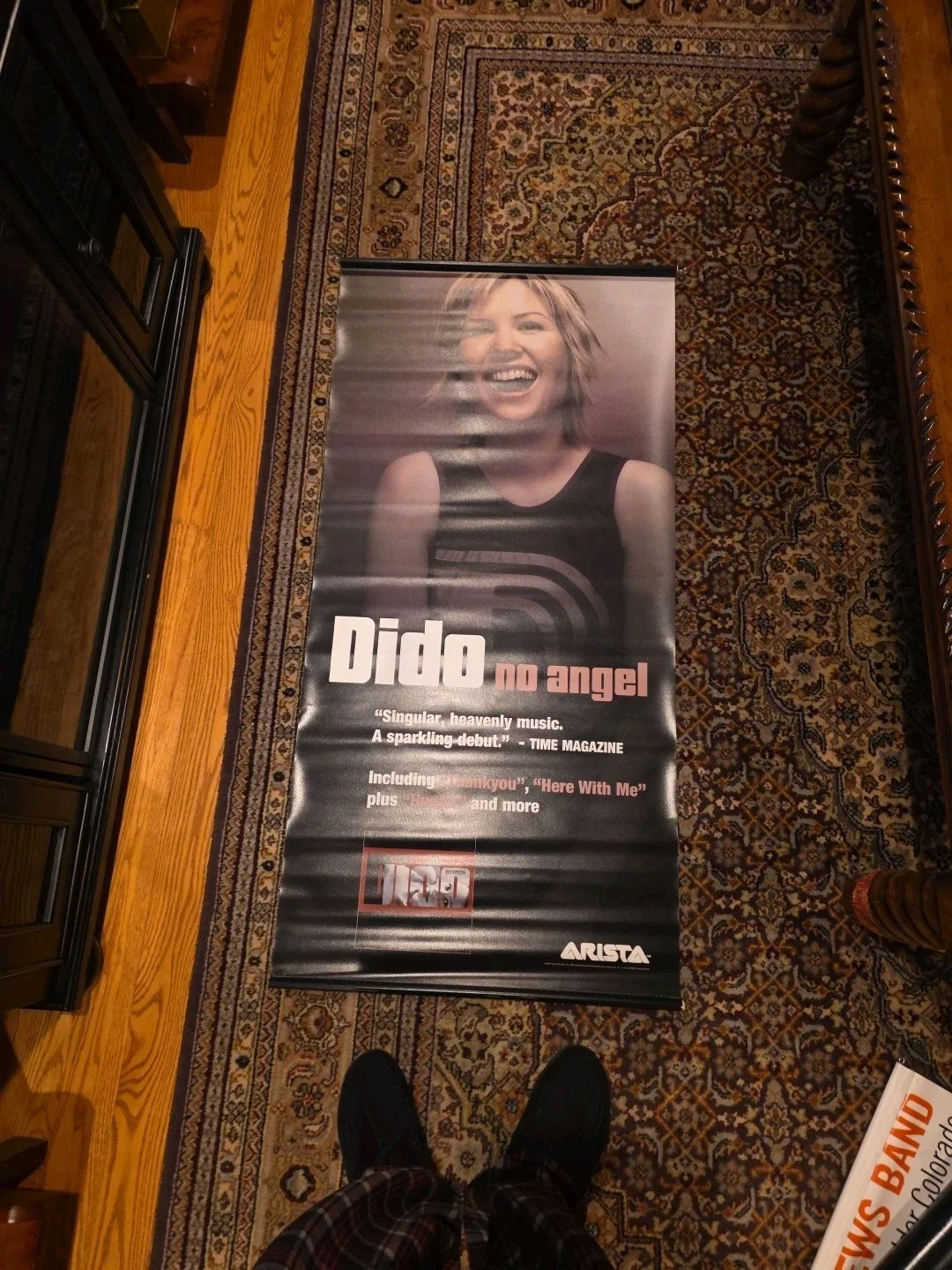 Faithless Outrospective And Dido No Angel 2 Sided Vinyl Promo Poster 48x24, изображение 2