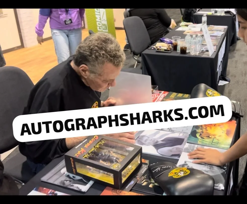 Signed Martin Kove Sensei John Kreese Cobra Kai Action Figure With COA & Proof, image 2