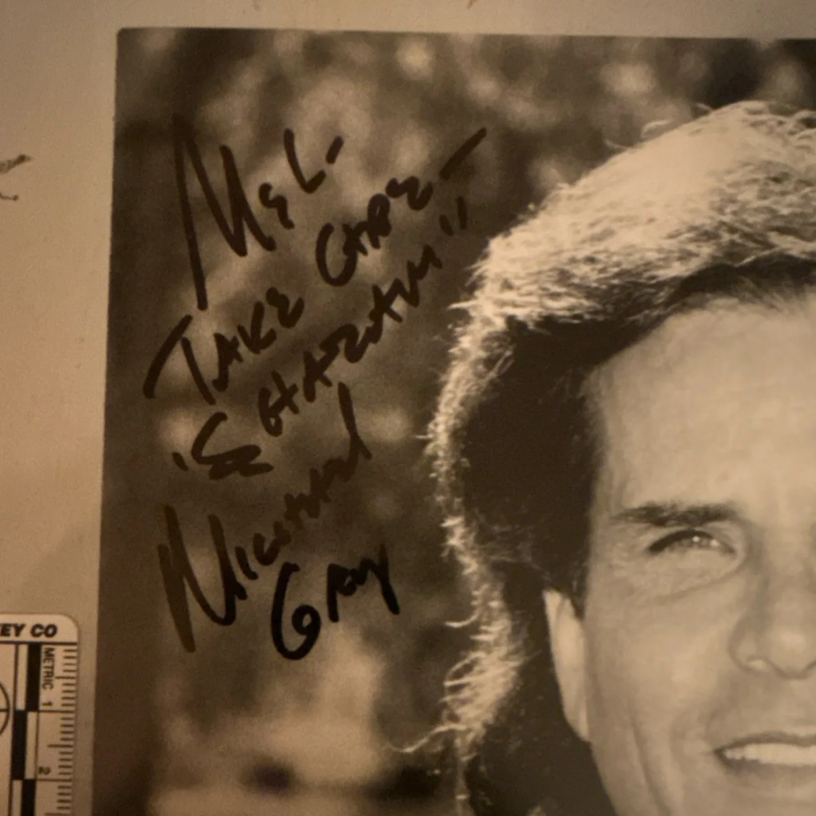 Michael Gray — Michael Gray Autographed Photo, image 2