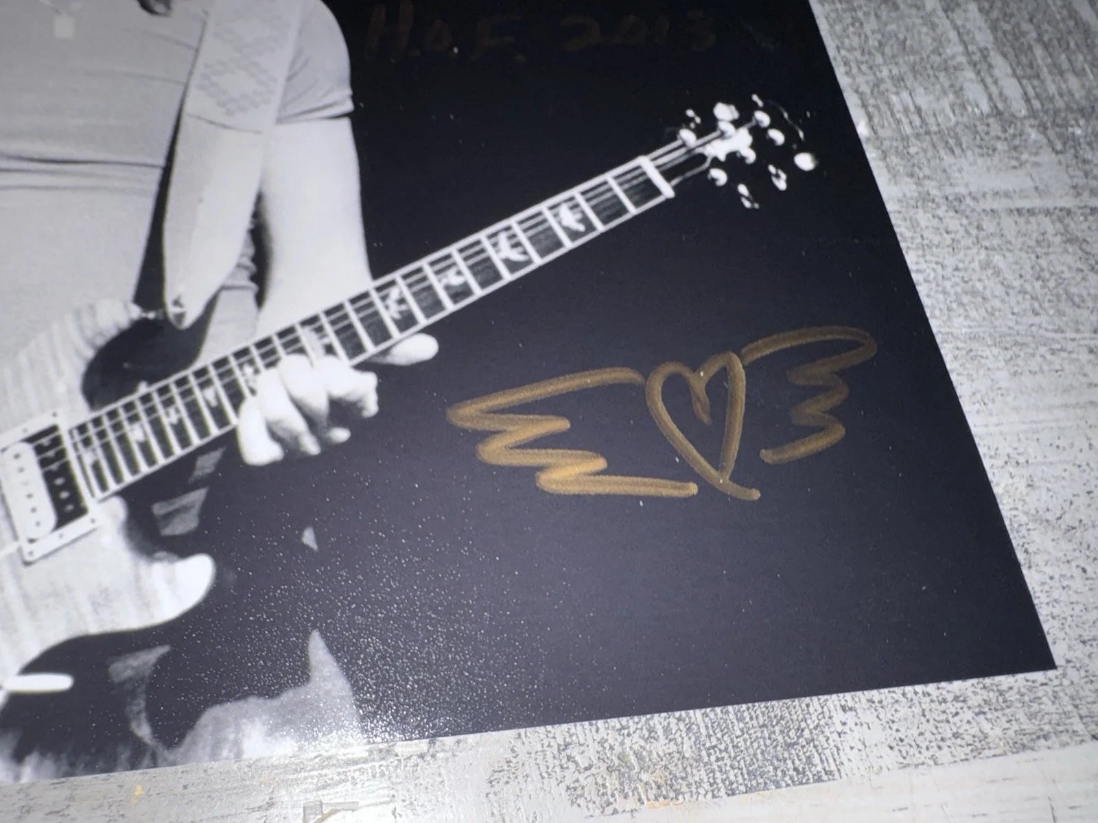 Heart Guitarist HOWARD LEESE * Signed Autograph 8x10 Photo with COA, image 3