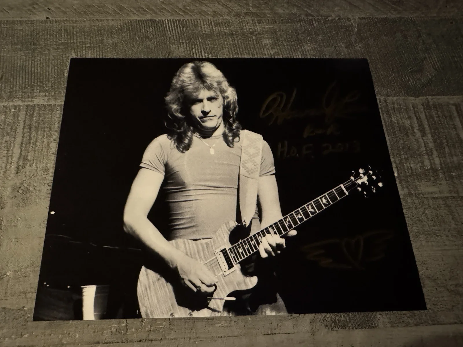 Heart Guitarist HOWARD LEESE * Signed Autograph 8x10 Photo with COA, image 4