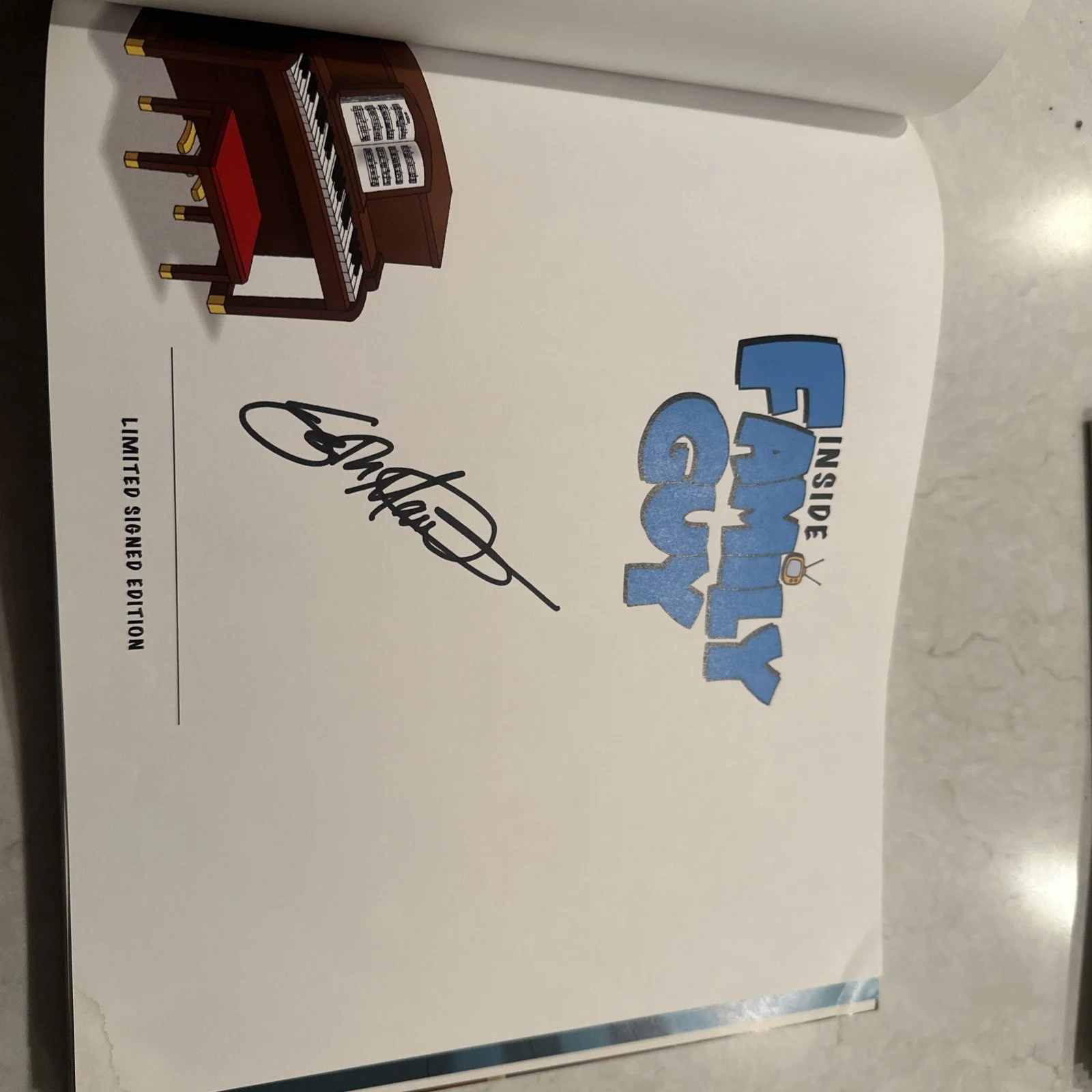 Inside Family Guy SIGNED Seth MacFarlane, image 3
