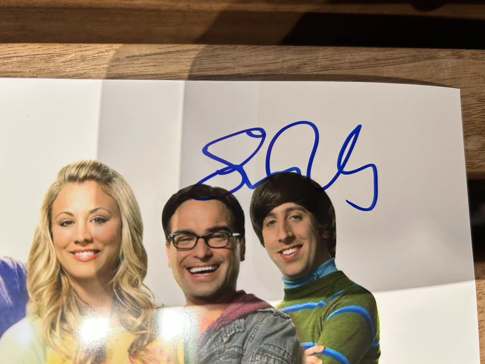 Simon Helberg — BIG BANG THEORY Signed 8x10 / SIMON HELBERG As Howard Wolowitz / Proof Pic, изображение 2