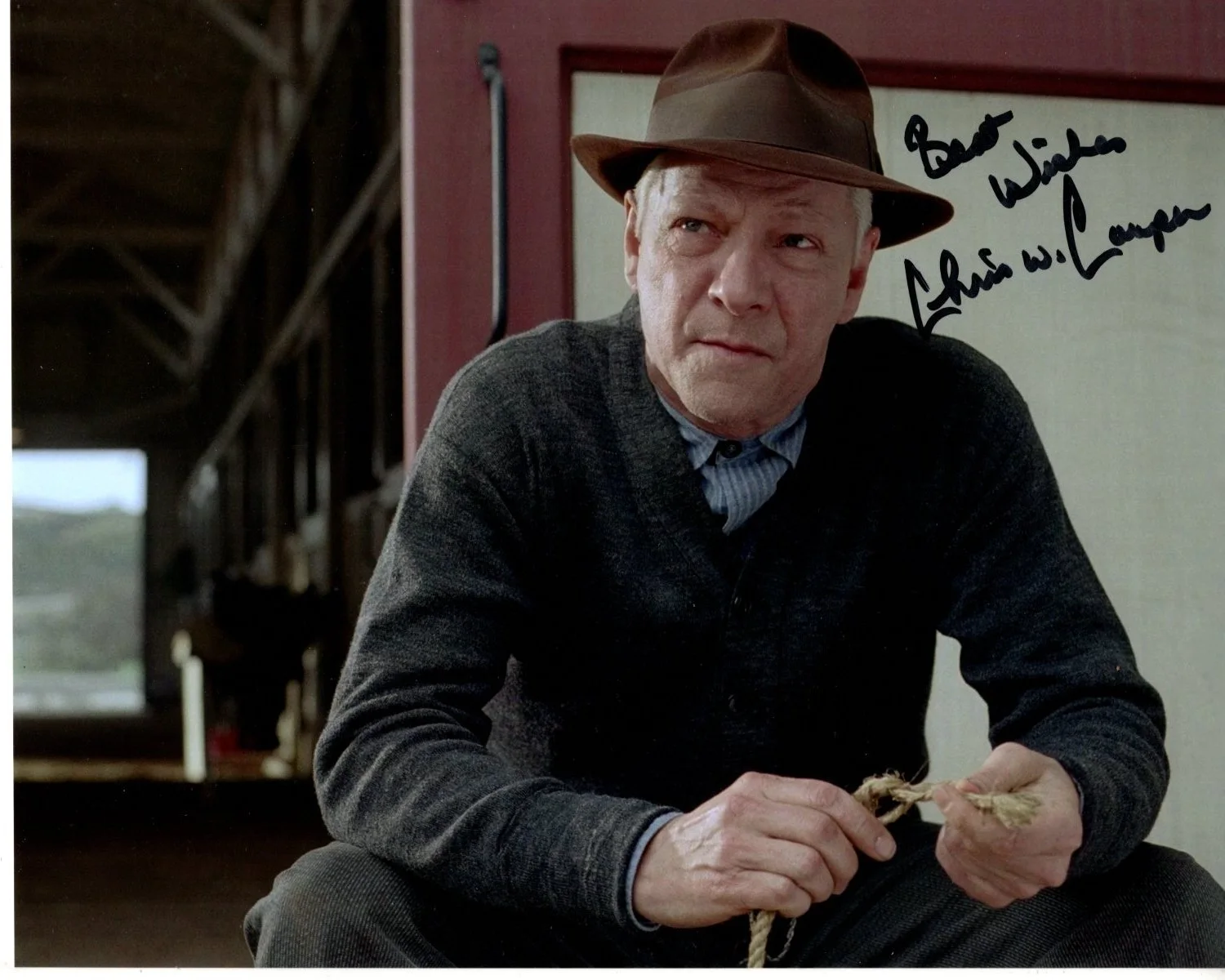 Chris Cooper — CHRIS COOPER Signed Autographed 8x10 SEABISCUIT TOM SMITH Photo