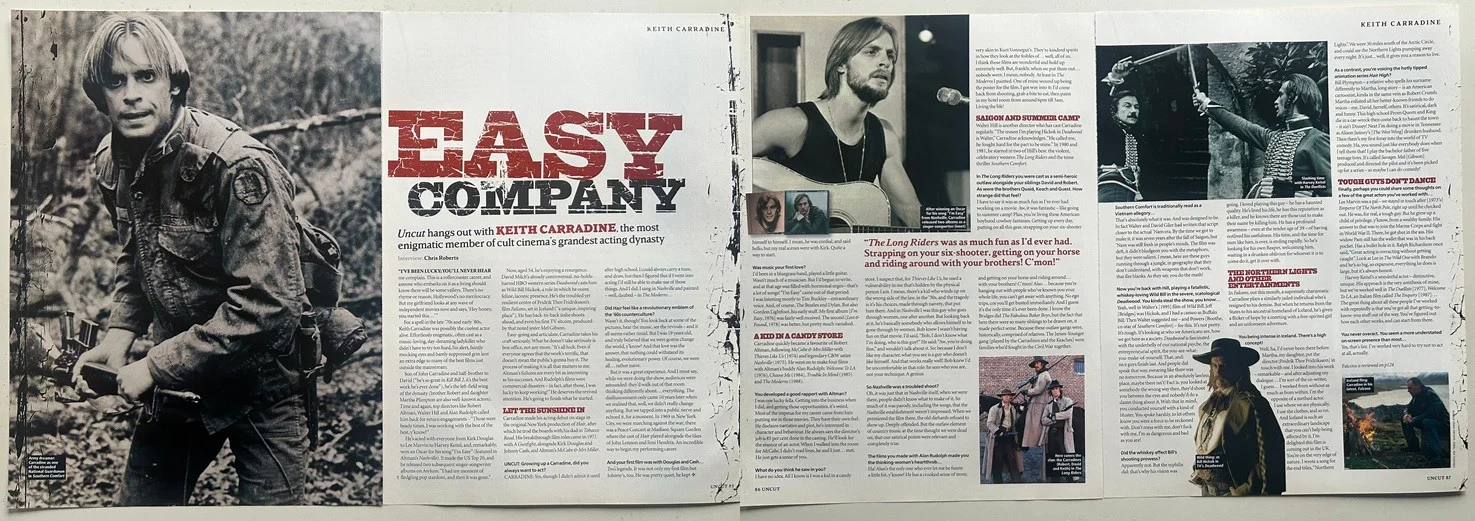 KEITH CARRADINE - 2004 Full page UK magazine poster, изображение 2