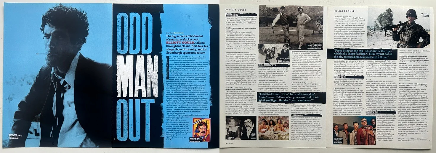 ELLIOTT GOULD - 2004 Full page UK magazine poster, изображение 2