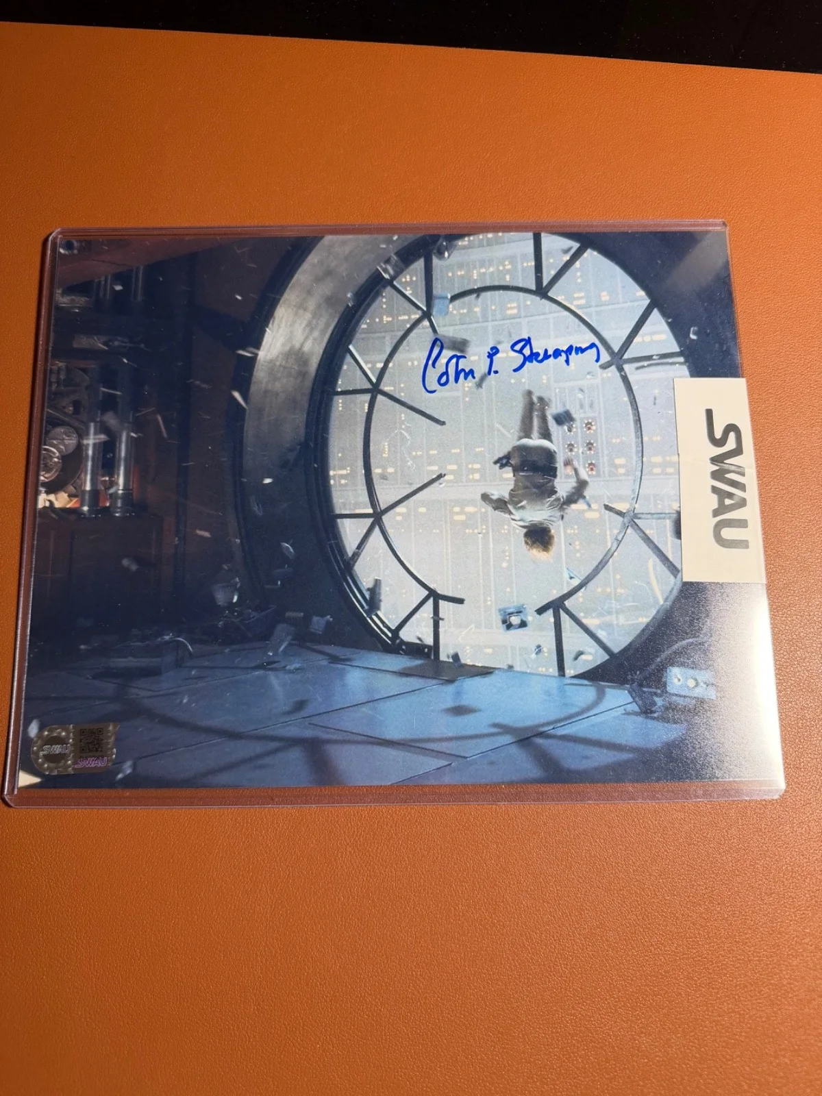 Colin Skeaping — COLIN SKEAPING Luke Stuntman Signed AUTO 8x10 Photo Star Wars SWAU