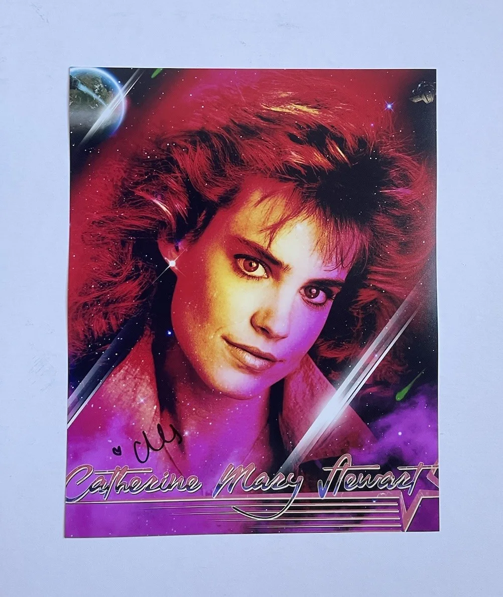 Catherine Mary Stewart — Catherine Mary Stewart Authentic signed 8x10 Actress Last Star Fighter Comet
