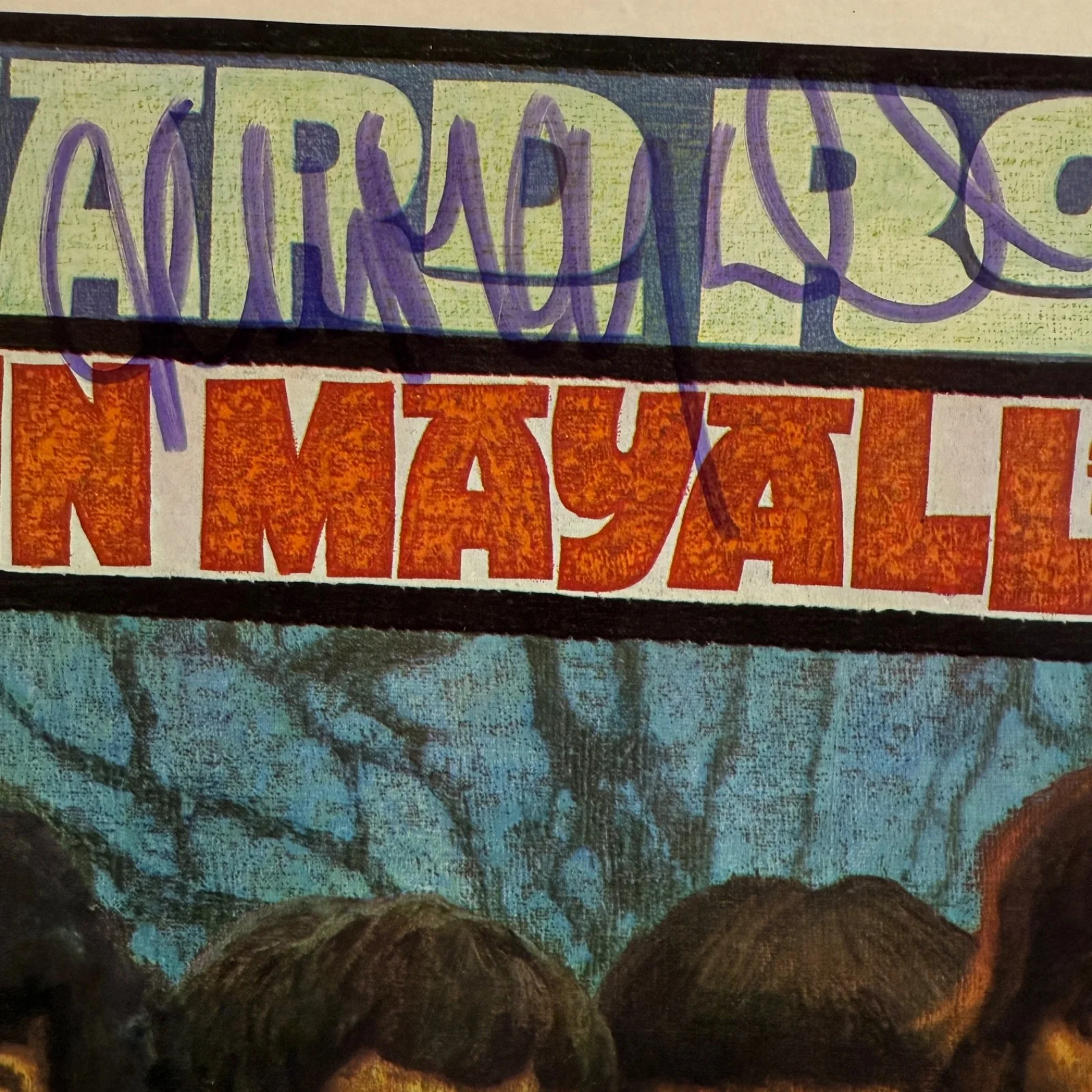 JOHN MAYALL "A Hard Road" AUTOGRAPHED BY JOHN MAYALL usa vinyl album NM!, изображение 2