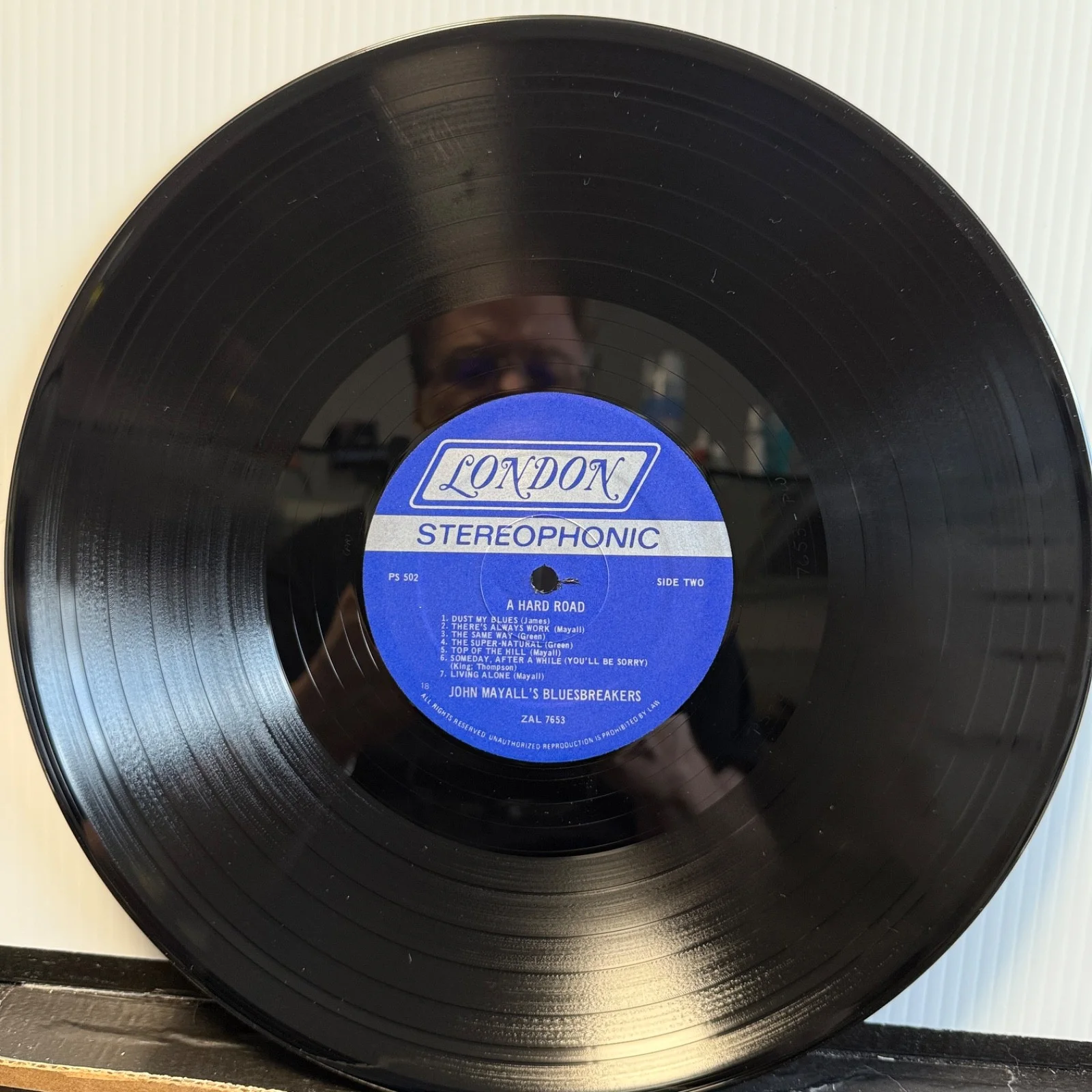 JOHN MAYALL "A Hard Road" AUTOGRAPHED BY JOHN MAYALL usa vinyl album NM!, изображение 5