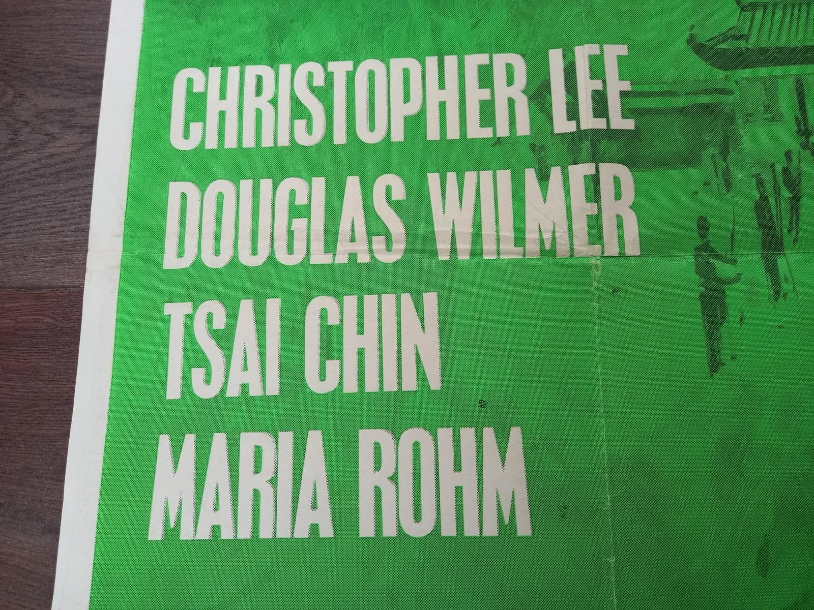 THE VENGEANCE OF FU MANCHU 1967 BRITISH QUAD POSTER CHRISTOPHER LEE MARIA ROHM, изображение 3