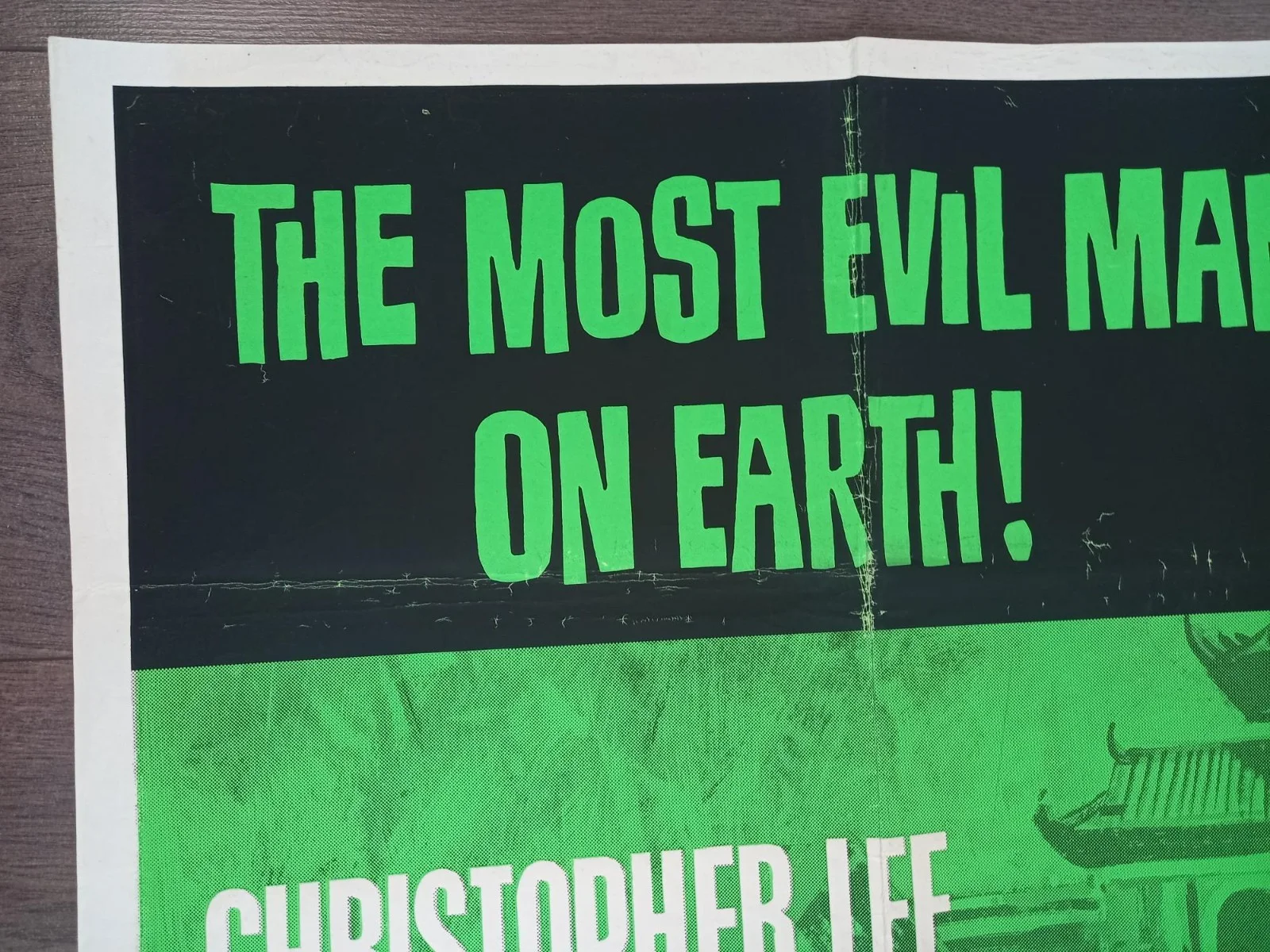 THE VENGEANCE OF FU MANCHU 1967 BRITISH QUAD POSTER CHRISTOPHER LEE MARIA ROHM, изображение 4