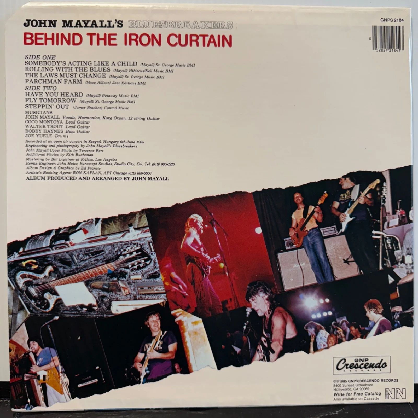 JOHN MAYALL "Behind The Iron Curtain" AUTOGRAPHED usa vinyl album GNPS 2184 NM!, изображение 3