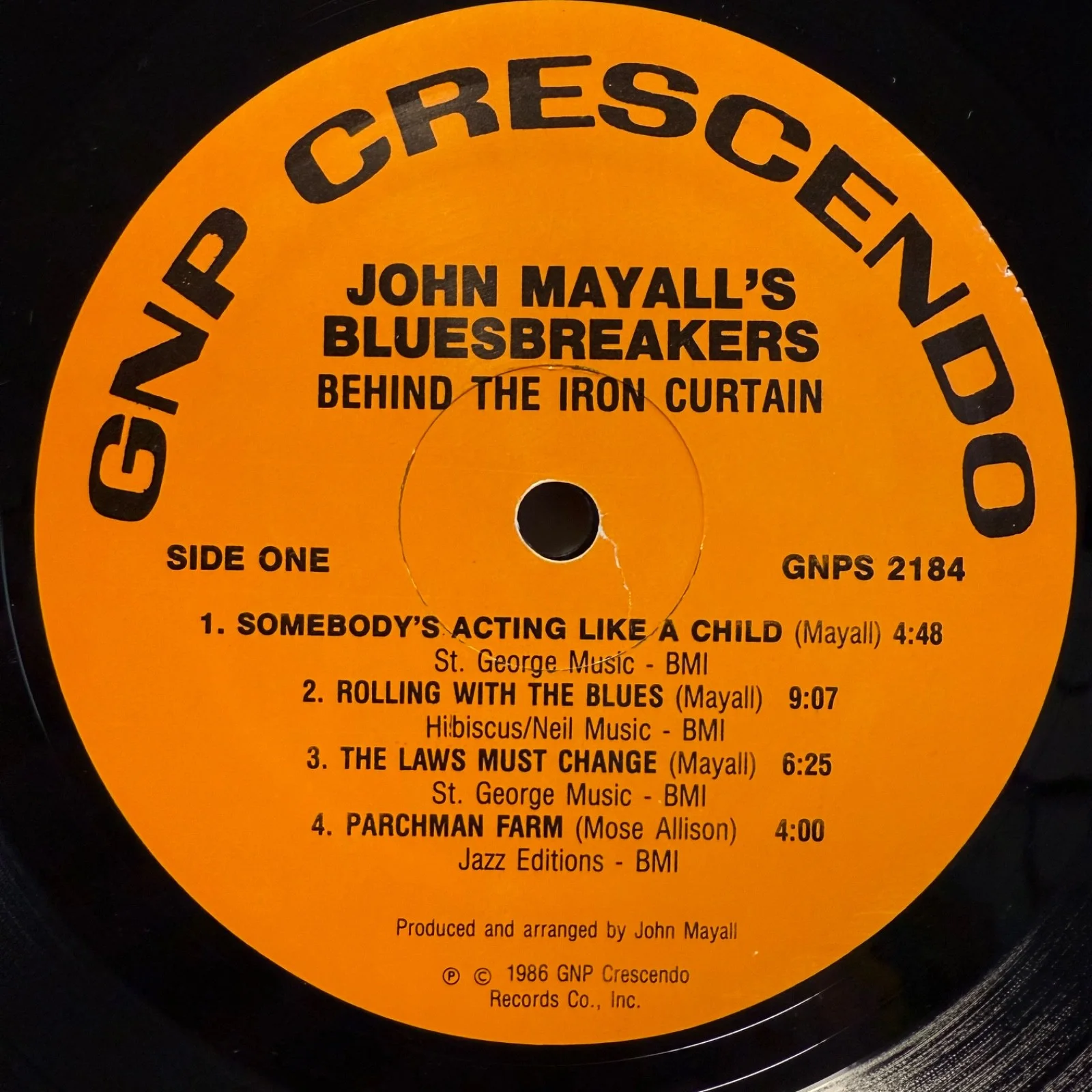 JOHN MAYALL "Behind The Iron Curtain" AUTOGRAPHED usa vinyl album GNPS 2184 NM!, изображение 5