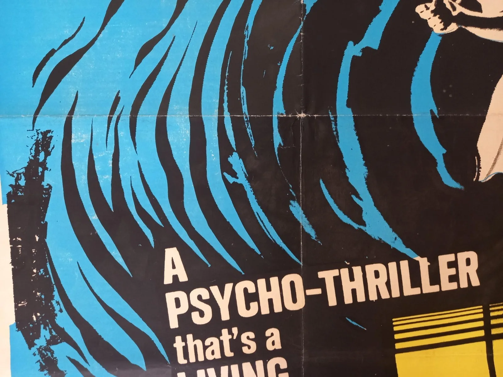 TRAUMA 1962 BRITISH QUAD POSTER LYNN BARI JOHN CONTE WILLIAM BISSELL, изображение 5