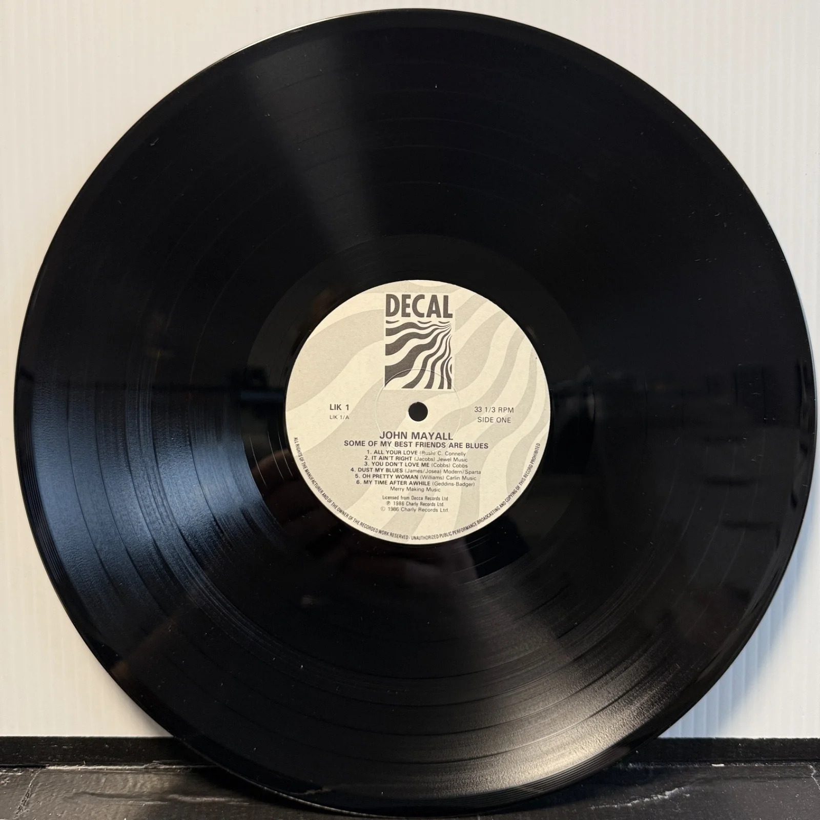 JOHN MAYALL "Some Of My Best Friends Are Blues" AUTOGRAPHED UK vinyl LP LIK 1 NM, изображение 4