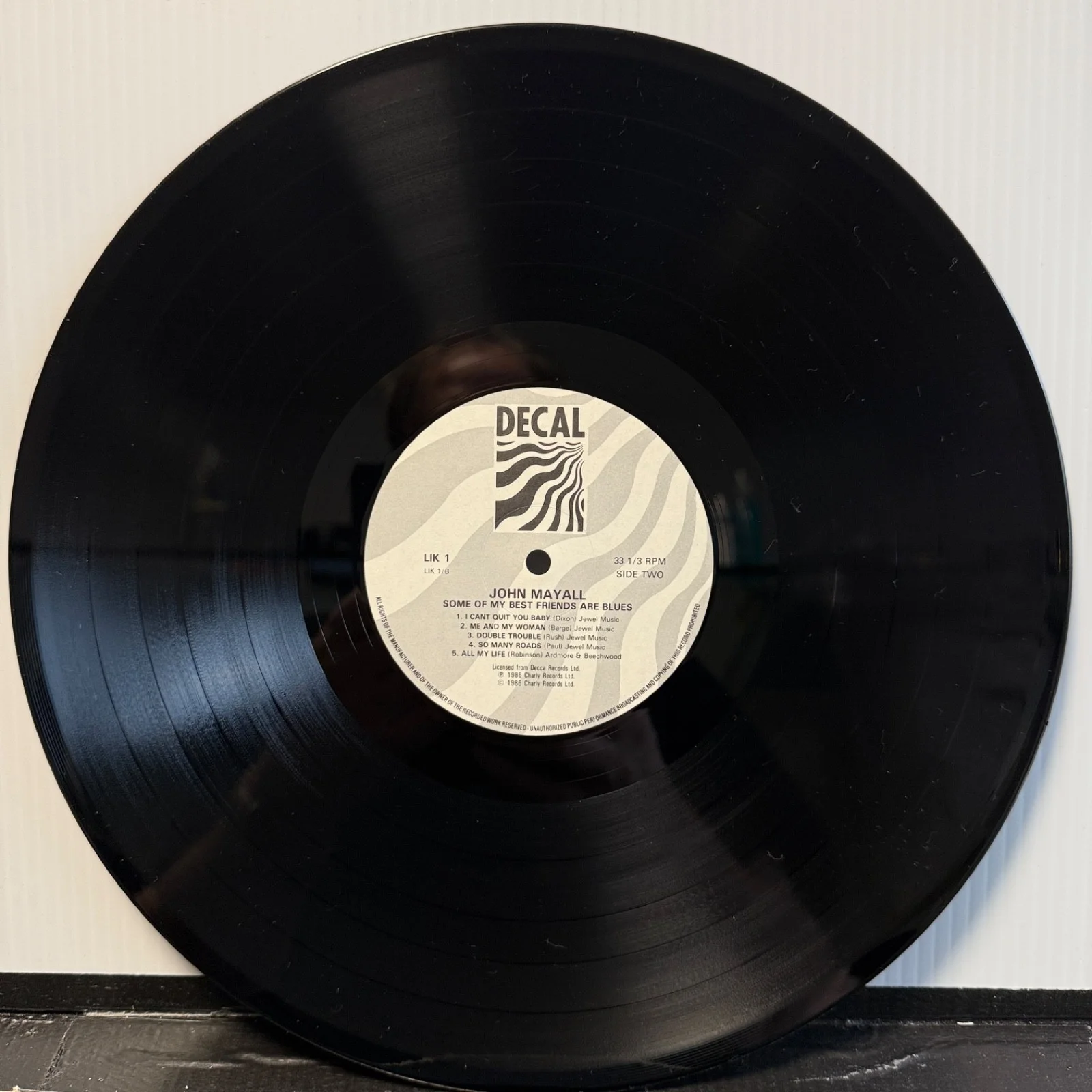 JOHN MAYALL "Some Of My Best Friends Are Blues" AUTOGRAPHED UK vinyl LP LIK 1 NM, изображение 5