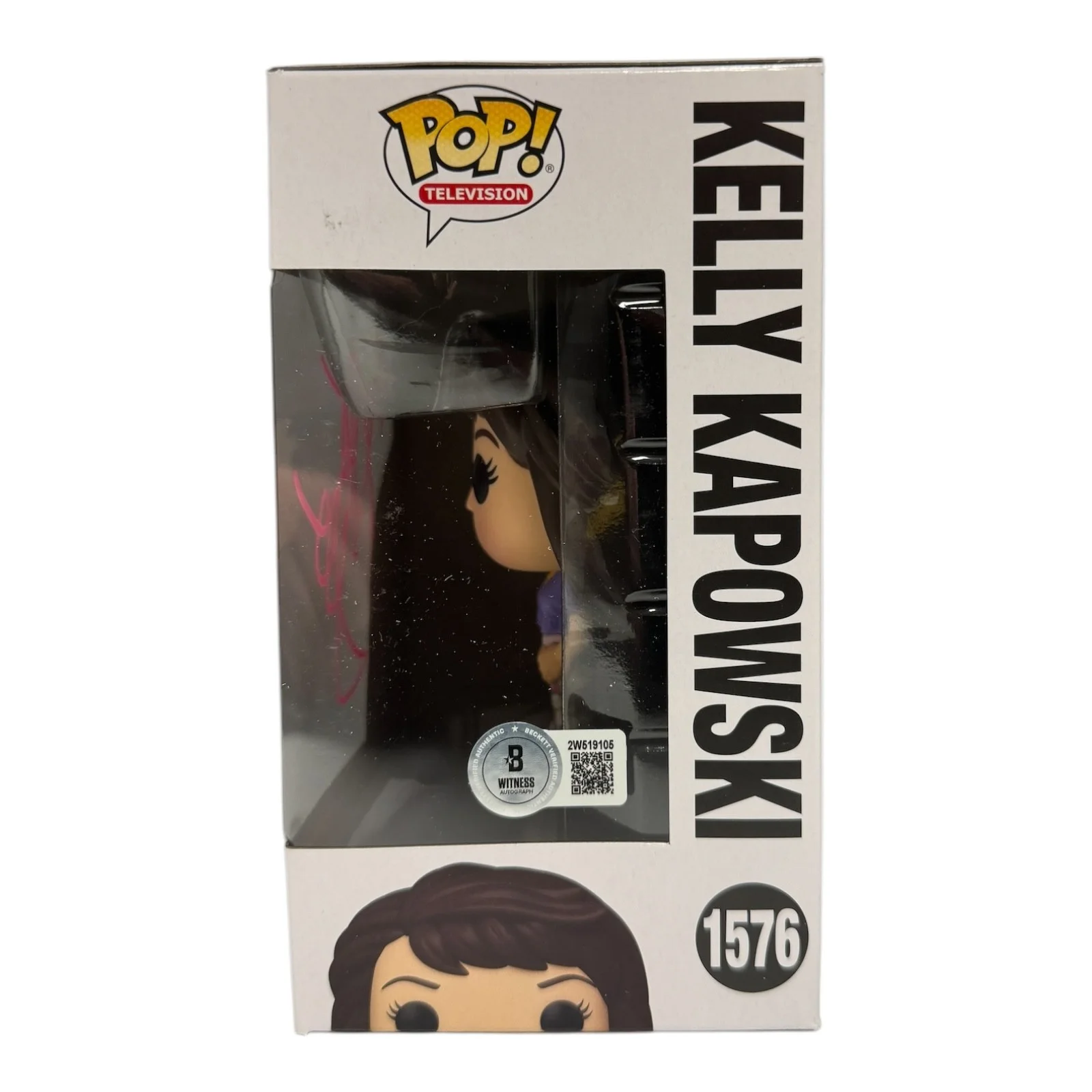 Tiffani Thiessen — Tiffani Thiessen Signed Autograph Saved By the Bell Funko 1576 Beckett Bas Kelly, image 2
