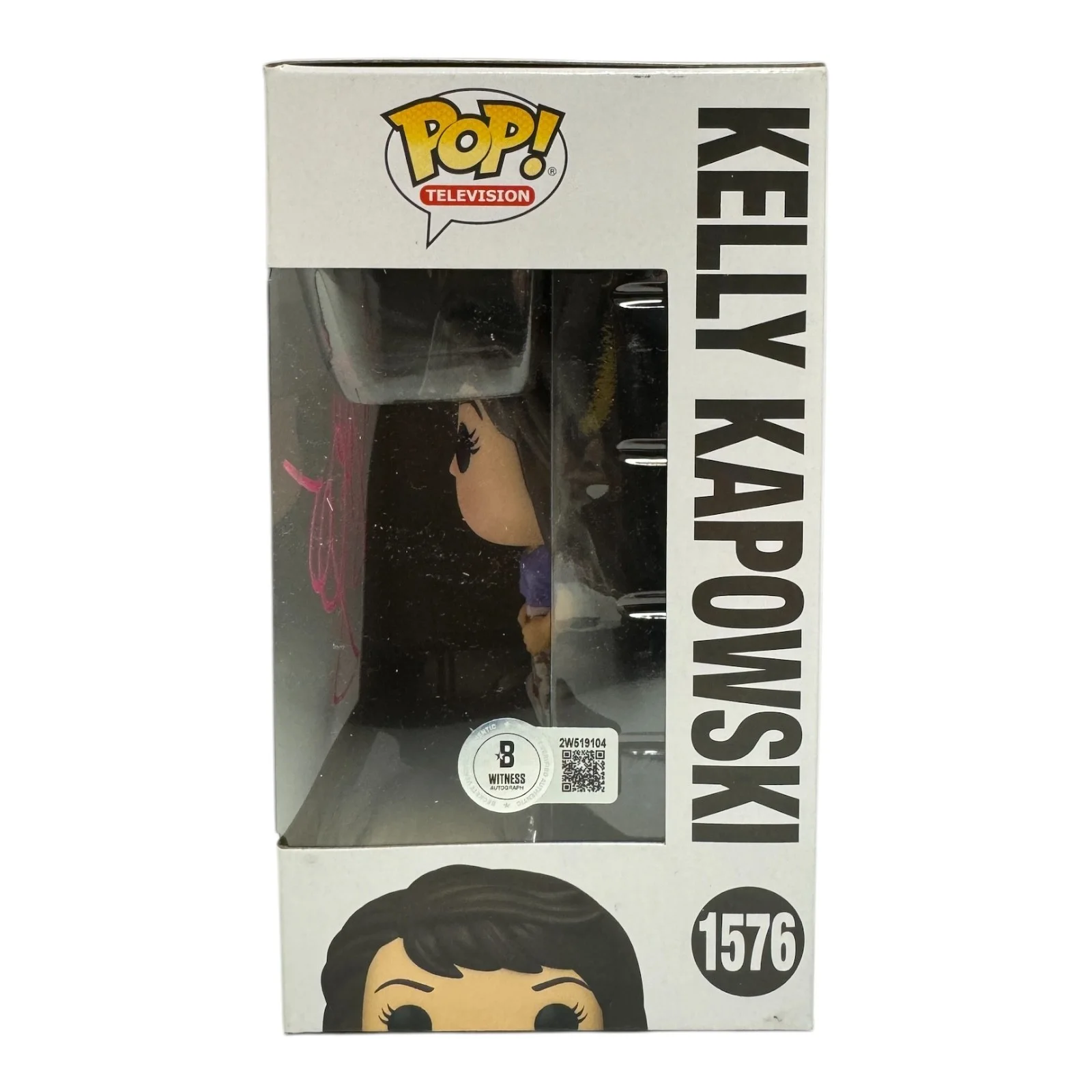 Tiffani Thiessen — Tiffani Thiessen Signed Autograph Saved By the Bell Funko 1576 Beckett Bas Kelly, image 2