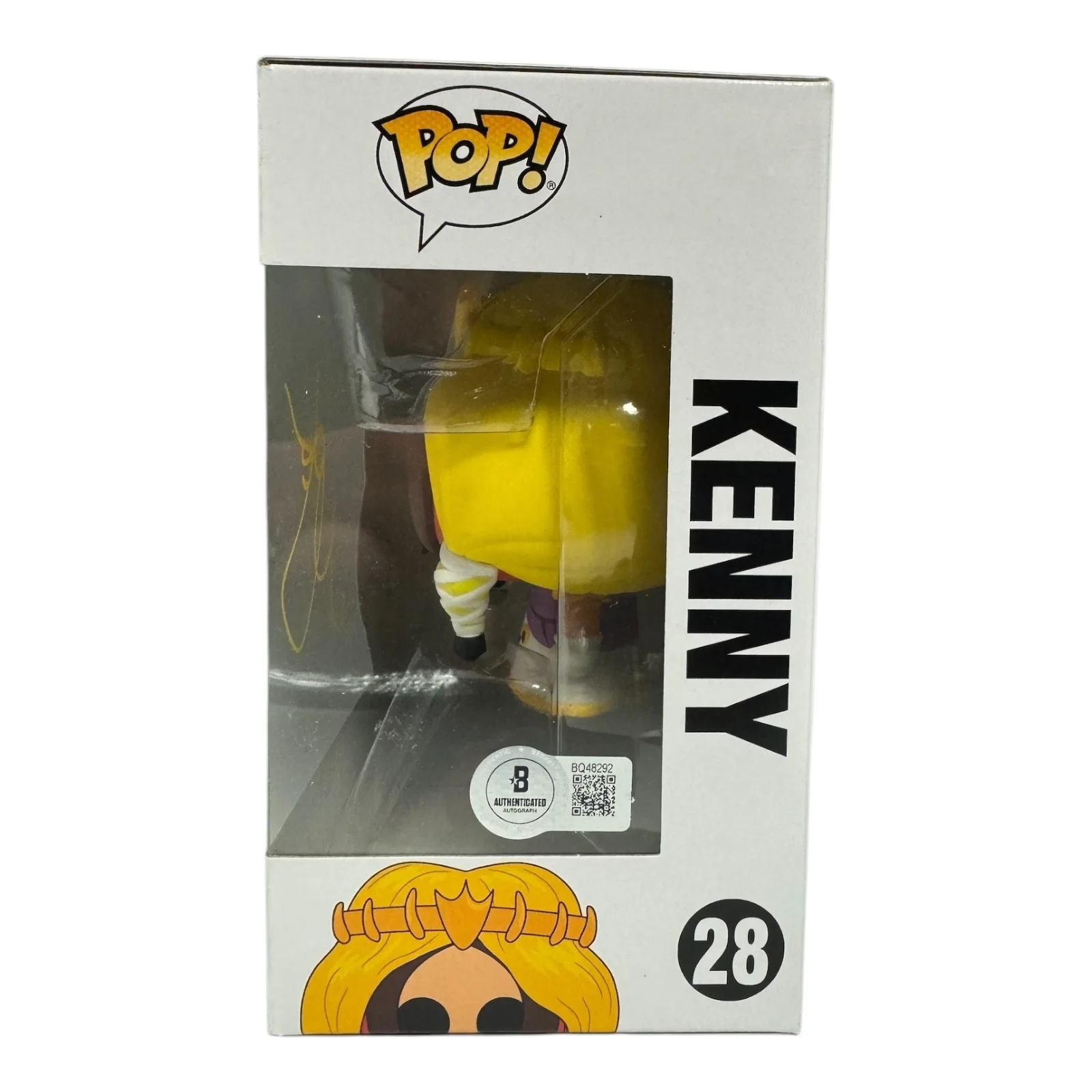 MATT STONE — MATT STONE SIGNED AUTOGRAPH SOUTH PARK FUNKO POP 28 BECKETT BAS KENNY, изображение 2