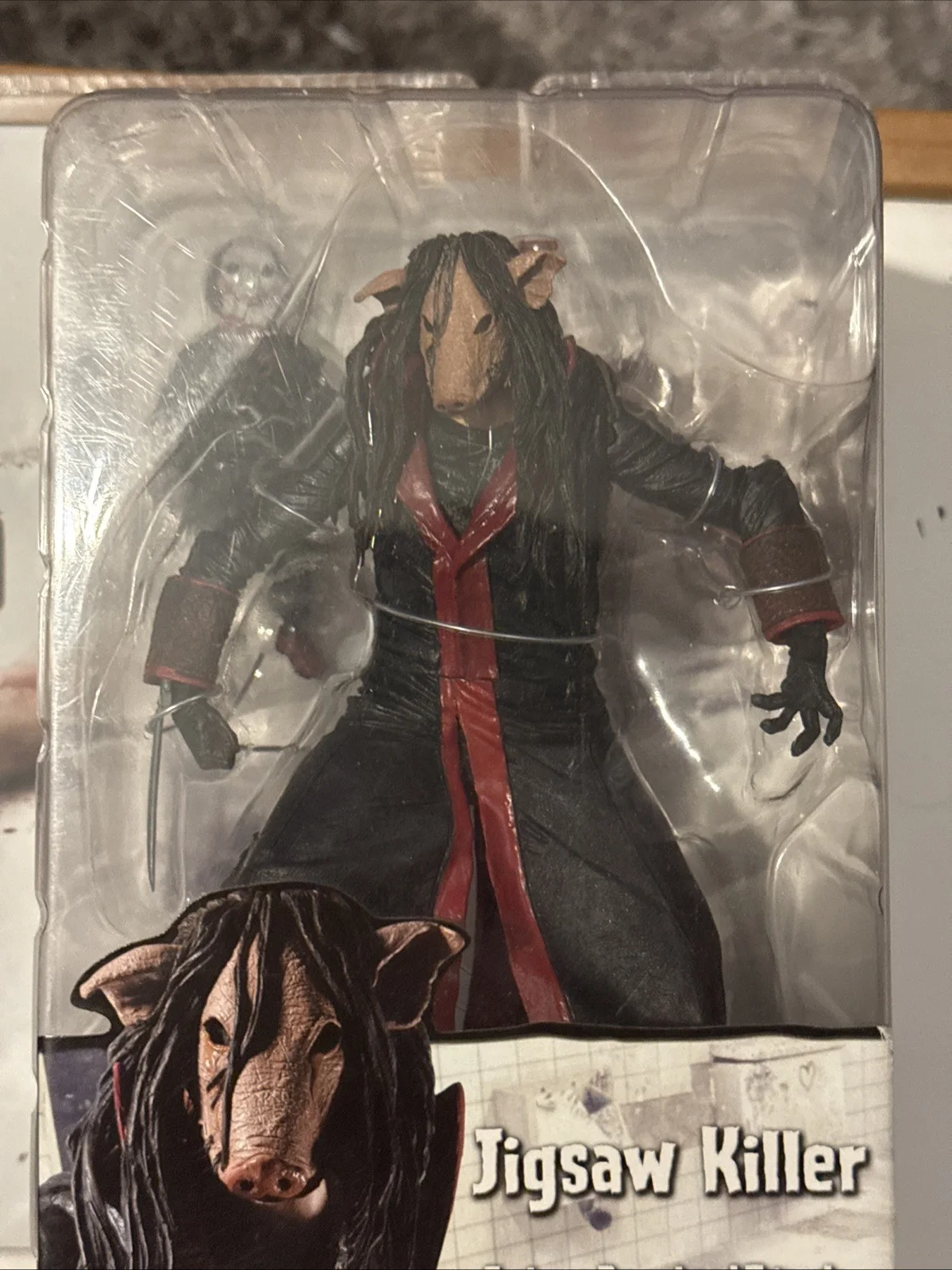 NECA Cult Classics Series 5 SAW III Jigsaw Killer With Puppy And Tricycle Figure, image 2