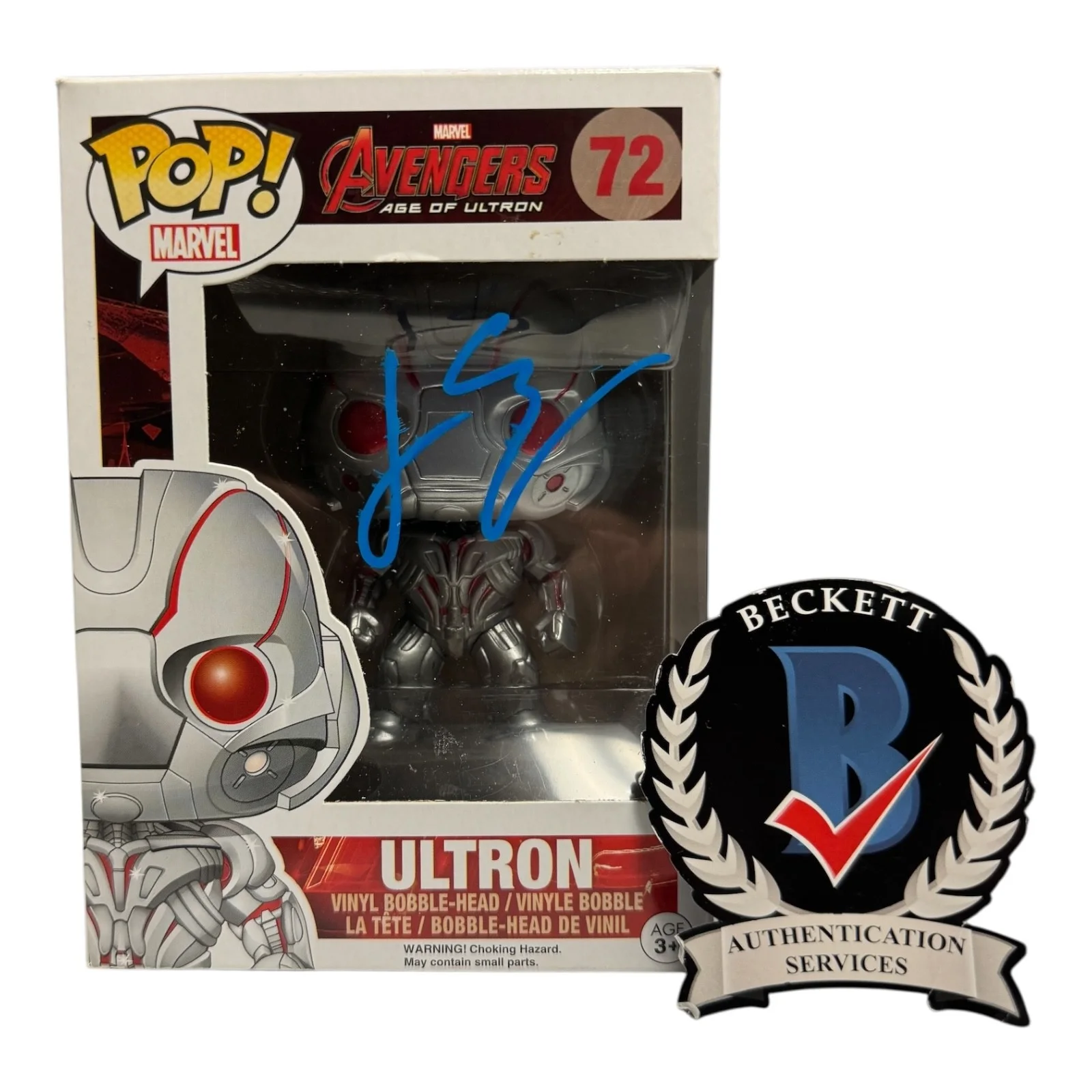 JAMES SPADER — James Spader Signed Autograph Avengers Age Of Ultron Funko Pop 72 Beckett BAS