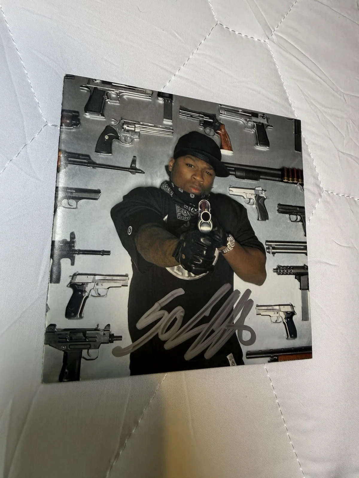 50 Cent the Massacre CD SIGNED Universal Collector Edition 1 of 100 w/COA, изображение 5