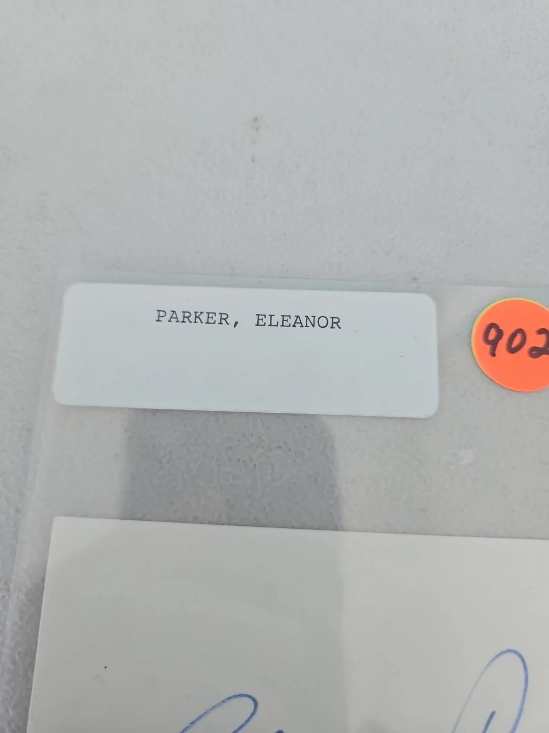 eleanor parker — Eleanor Parker signed 3x5 index card, image 4